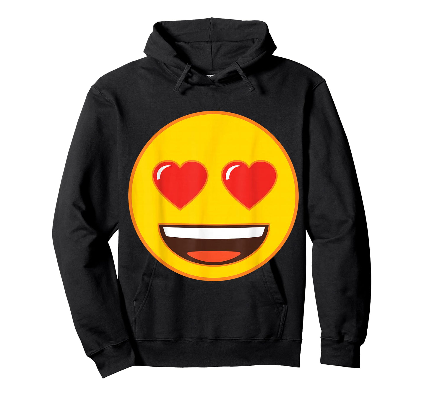 Official Emoji Heart Eyes Yellow Smile Face T-Shirt
