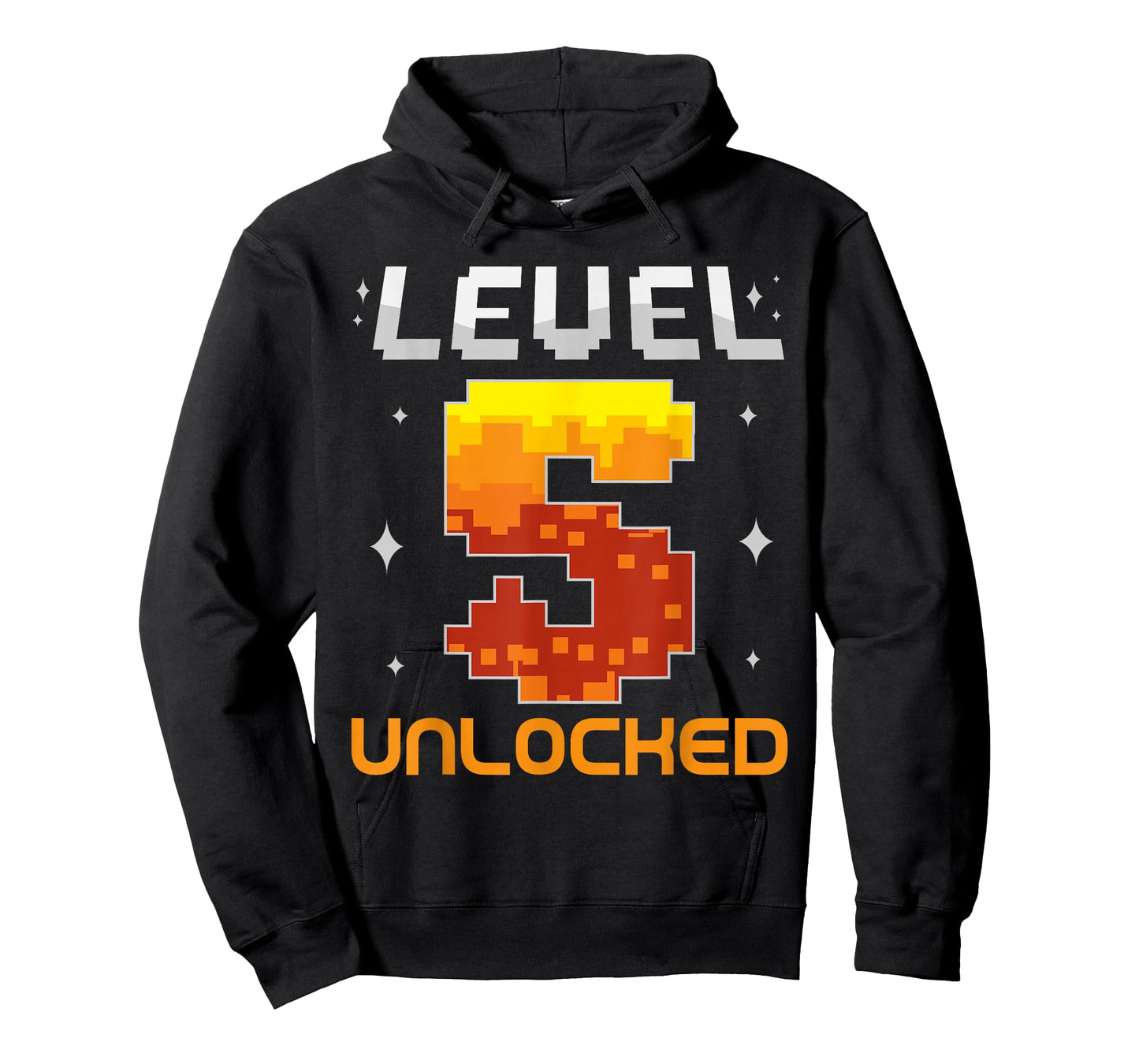 Level 5 Unlocked 5th Birthday Five Years Old Gamer Gaming T-Shirt