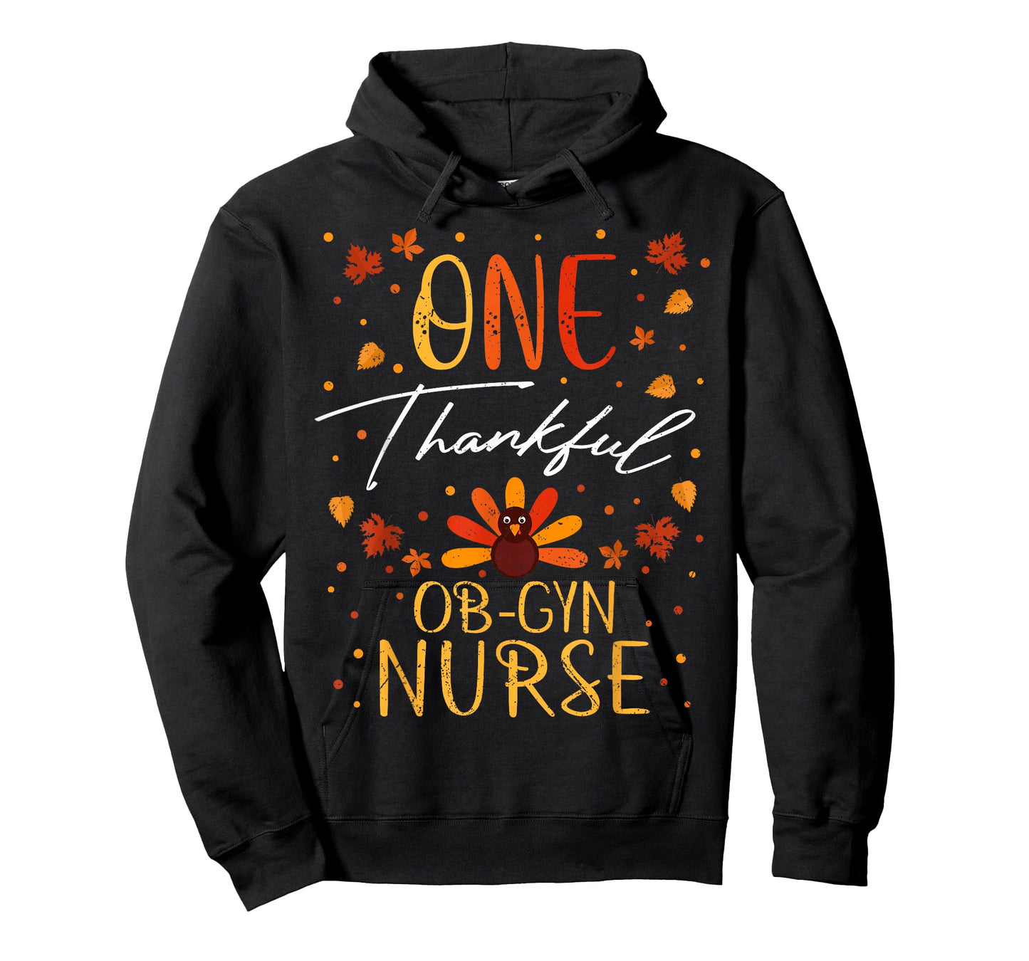 One Thankful OB-GYN Nurse Thanksgiving Fall Vintage T-Shirt