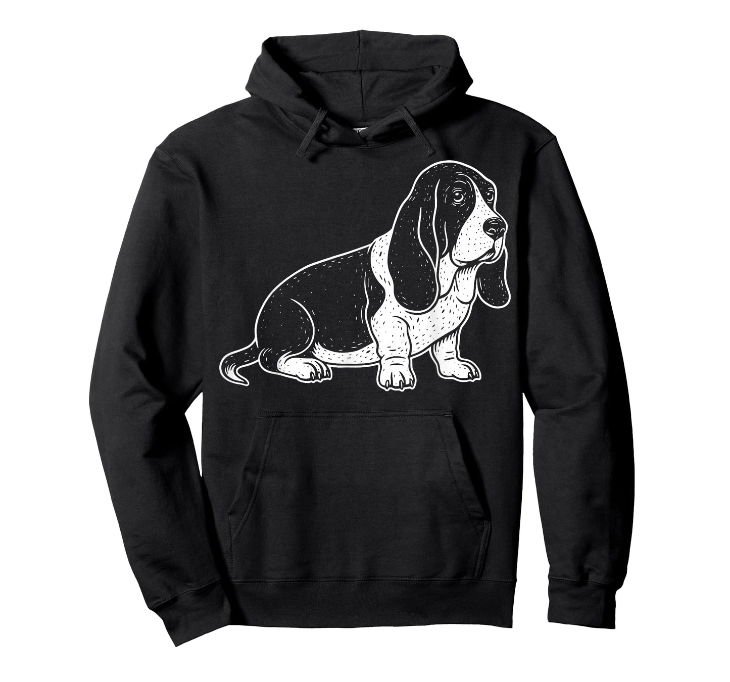 Basset Hound Illustration T-Shirt