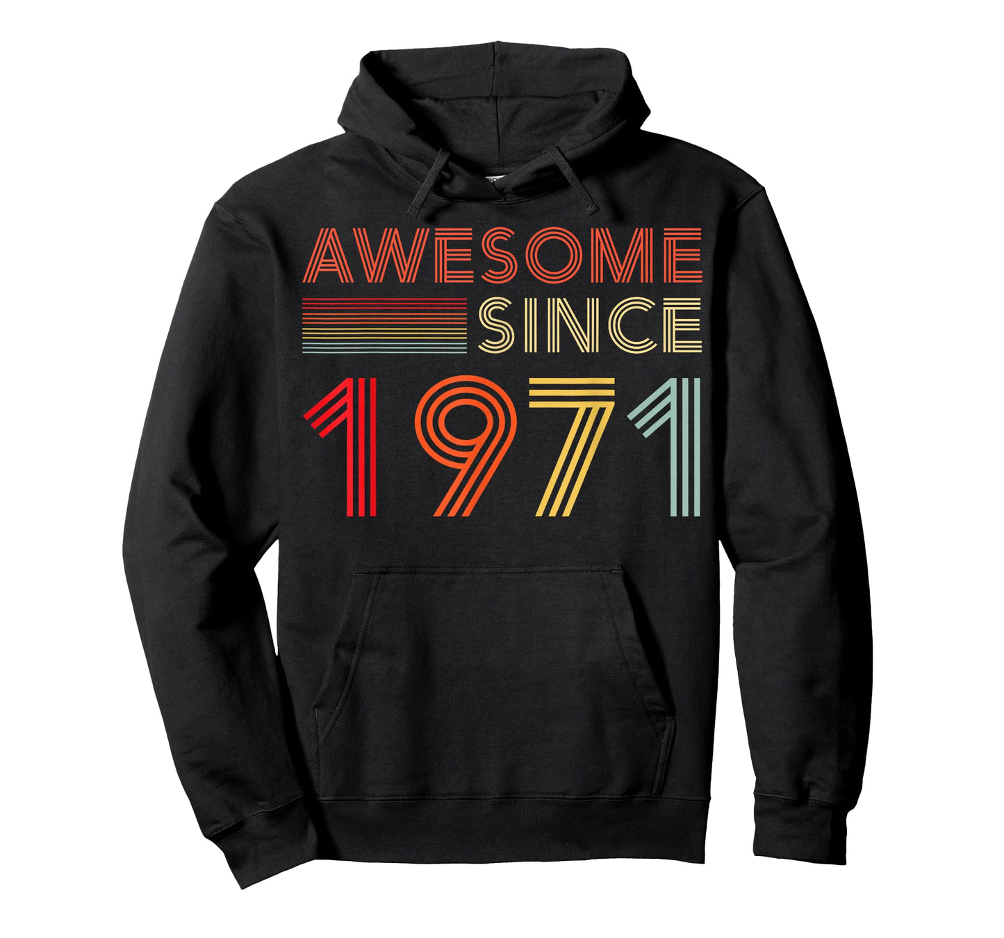 Awesome 55 Birthday Decorations Men 55yr 1971 55th Birthday T-Shirt