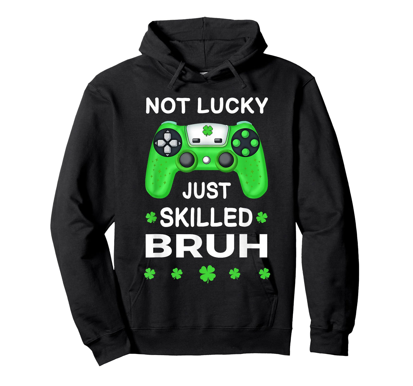 St Patricks Day Lucky Shamrock Gaming Irish Boys Kids Men T-Shirt