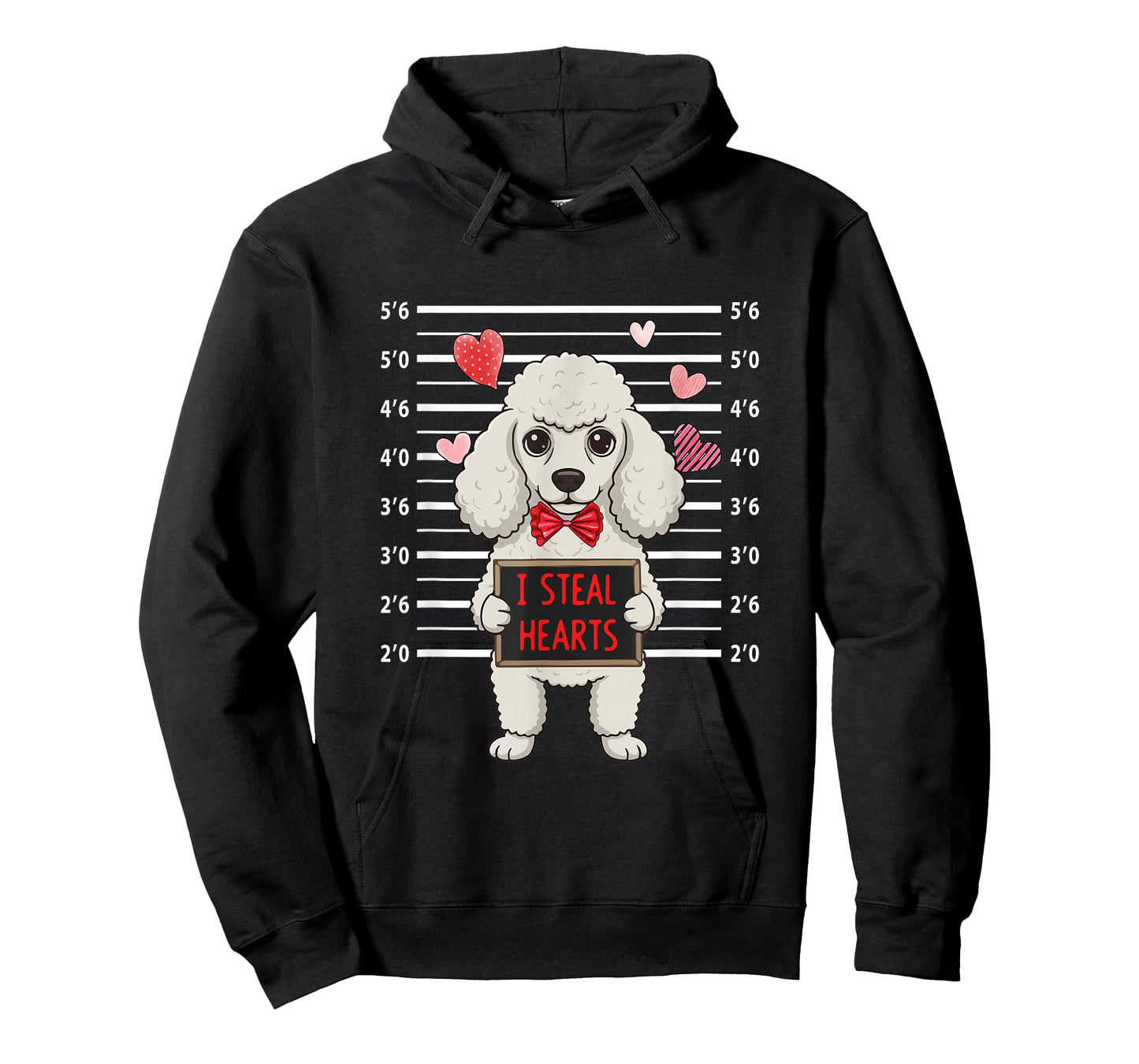 I Steal Cute Hearts Valentine's Day Poodle Lover Owner T-Shirt