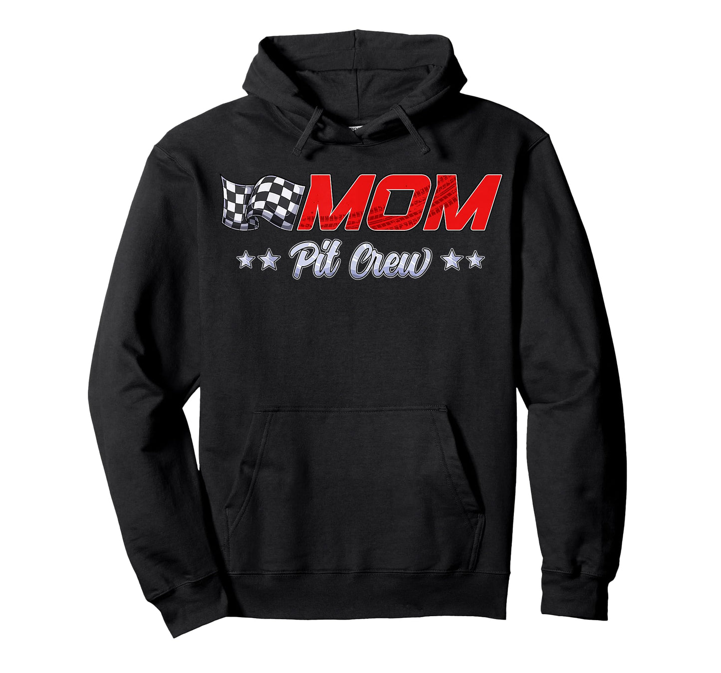Pit Crew Mom Race Car Family Matching Racing Birthday Party T-Shirt