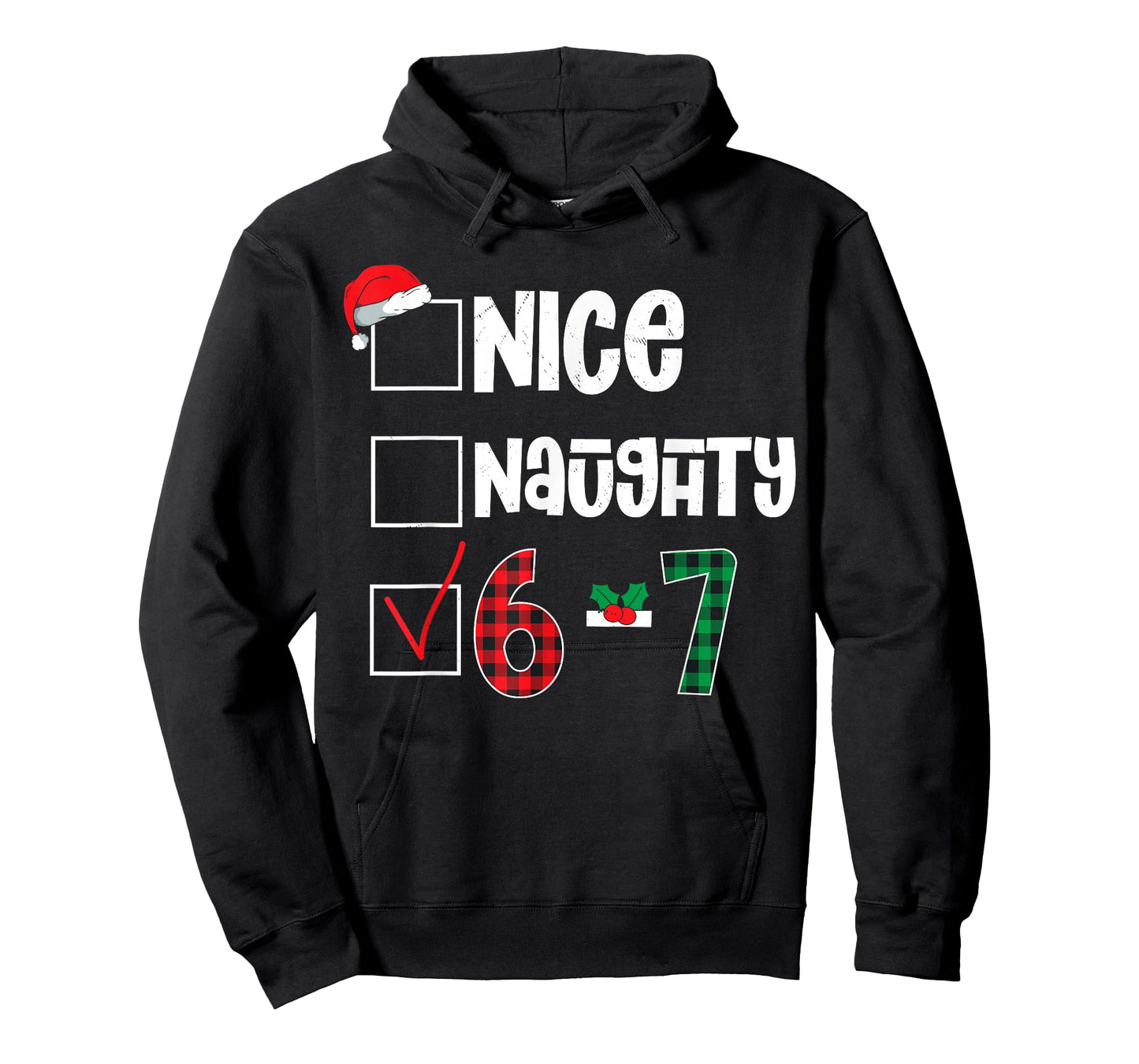 Funny 67 Christmas Meme Six Seven Xmas 6-7 Boys Kids Teens T-Shirt
