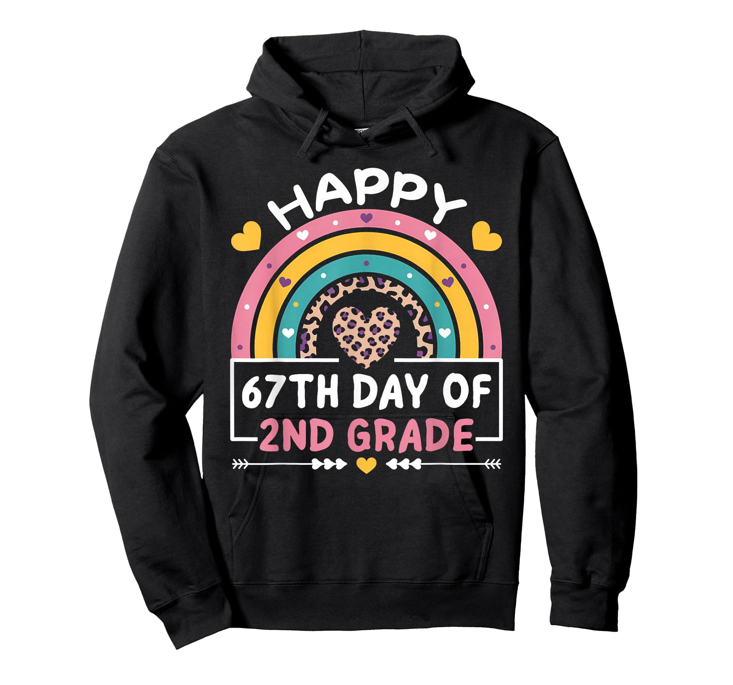 67 Days of School Happy 67th Day of 2nd Grade Teacher T-Shirt