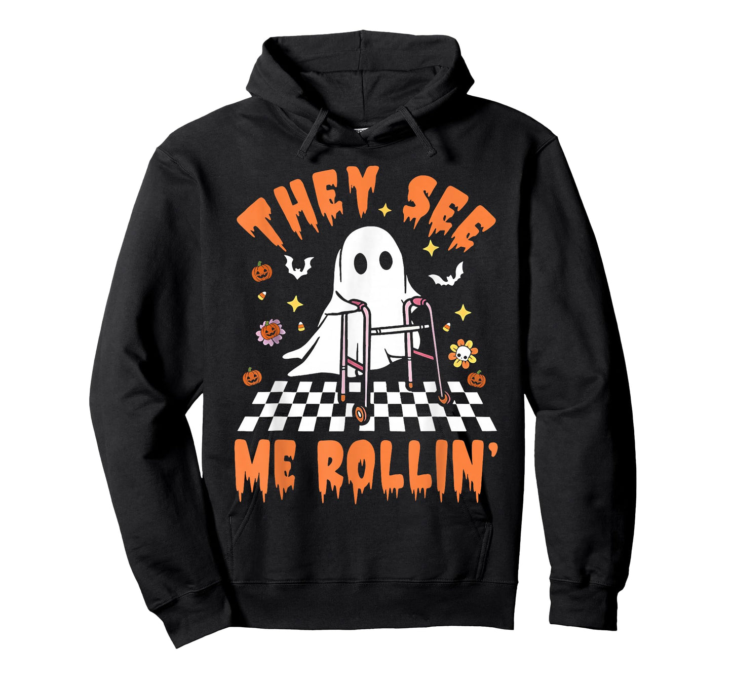 Physical Therapy Halloween They See Me Rolling Spooky PT PTA T-Shirt