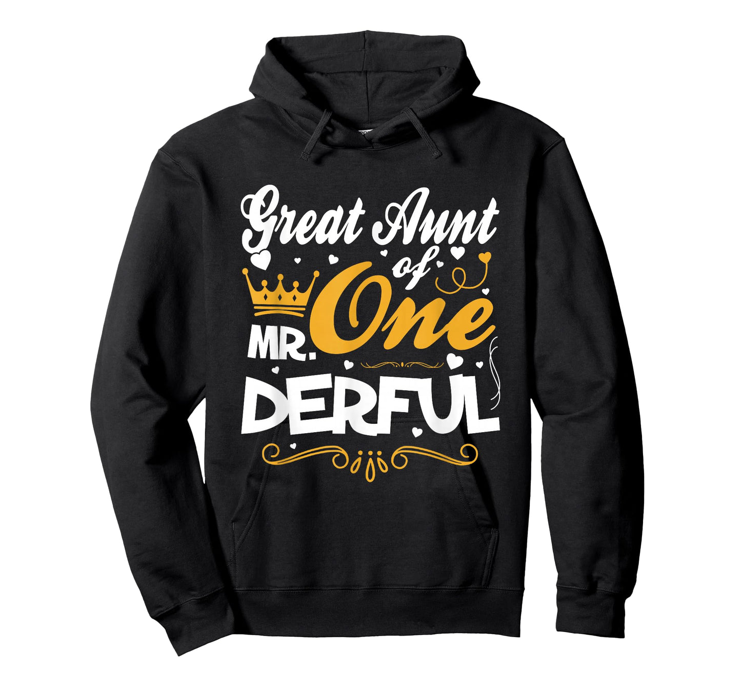Great Aunt of Mr Onederful 1st Birthday One-Derful Matching T-Shirt