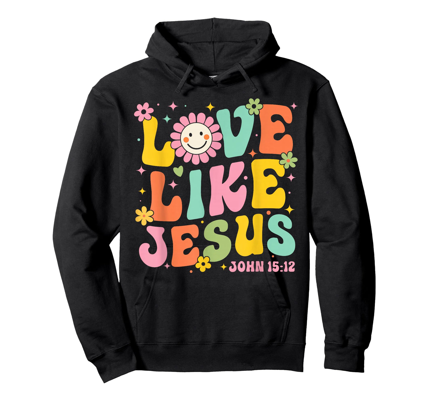 Love Like Jesus John 15:12 Valentine Christian Girl Women T-Shirt