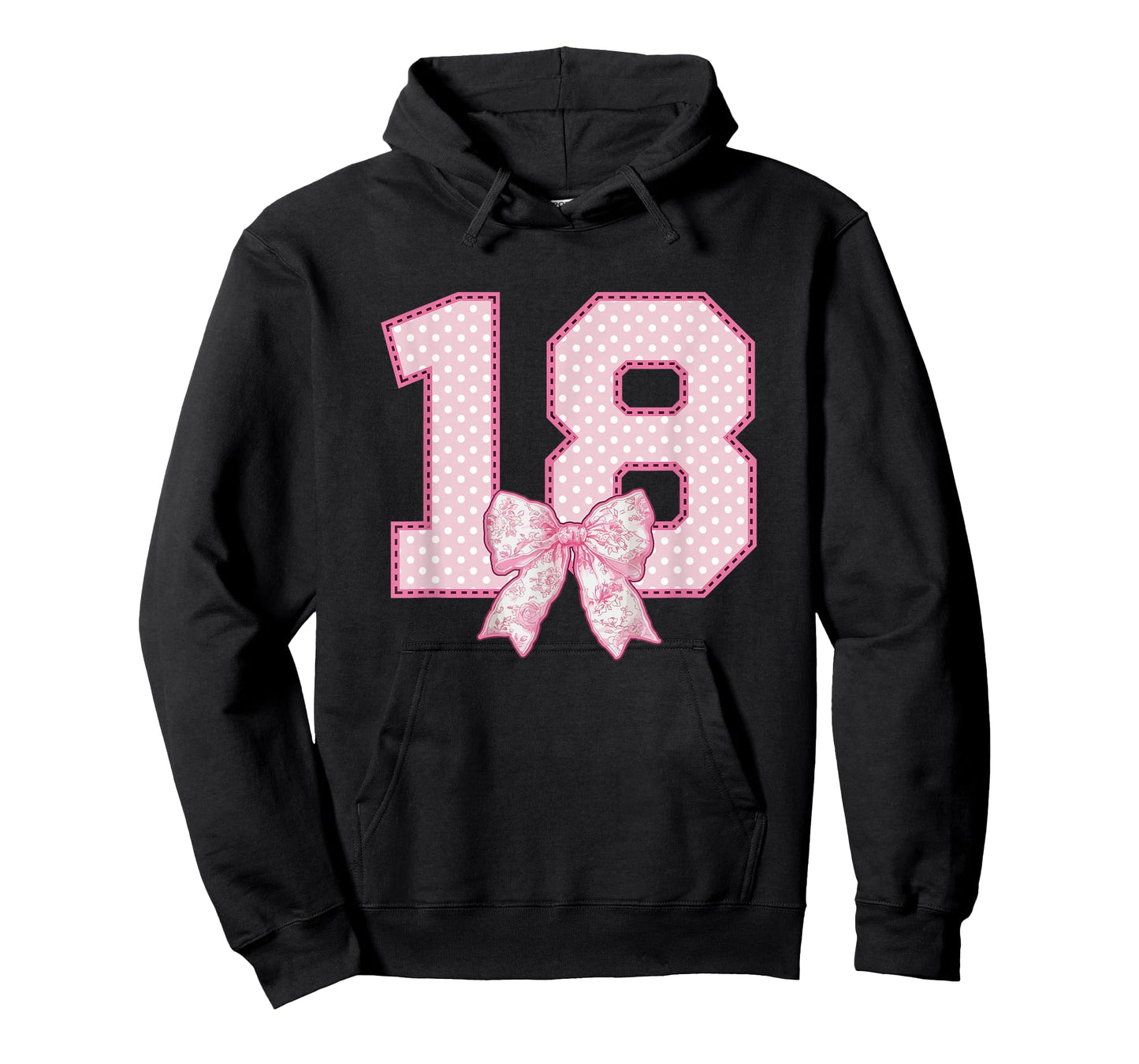 18th Birthday Shirt Girls Coquette Bow 18 Year Old Birthday T-Shirt