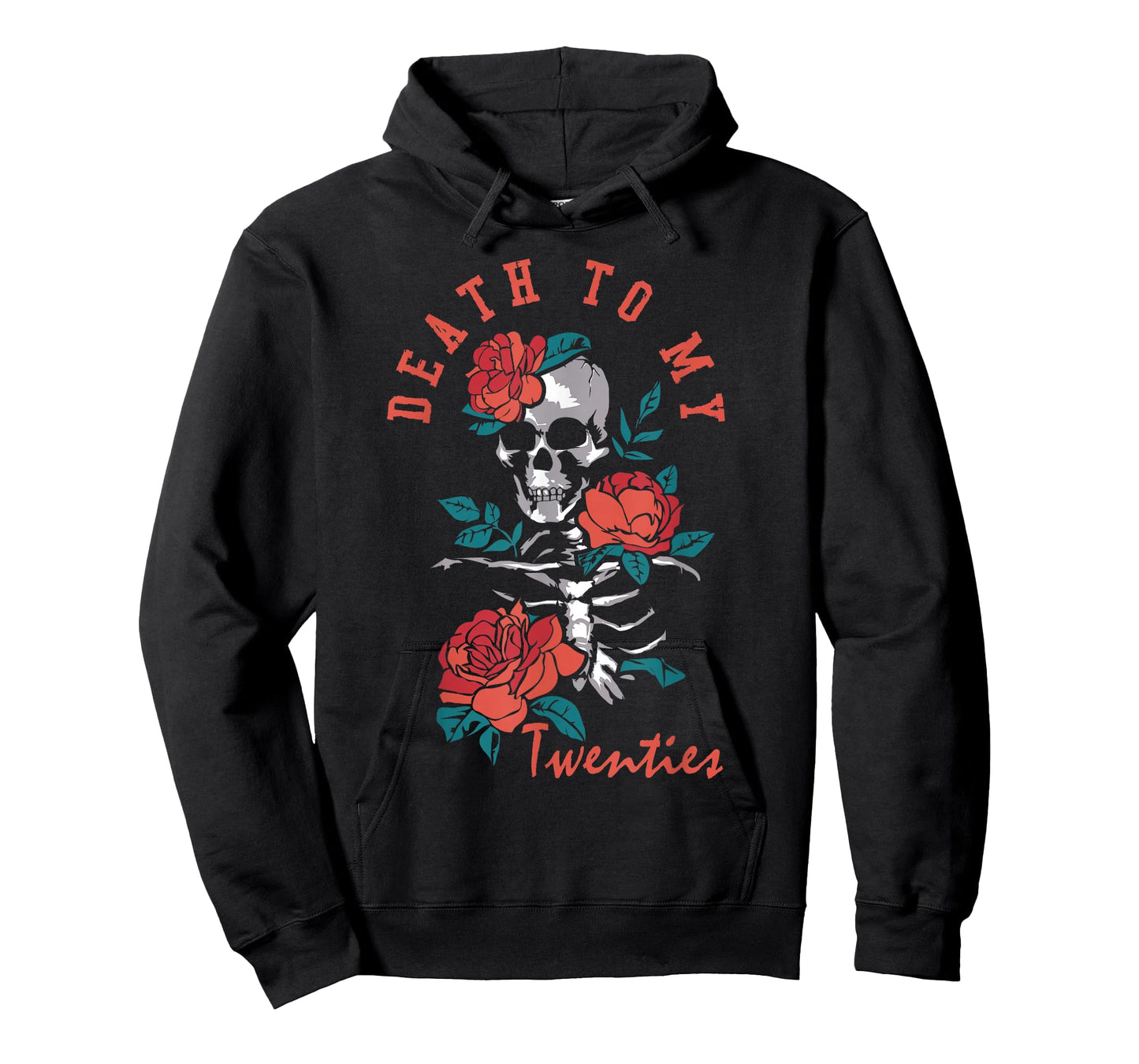 Death to My Twenties Funny R.I.P 20s, 30th Birthday Skeleton T-Shirt