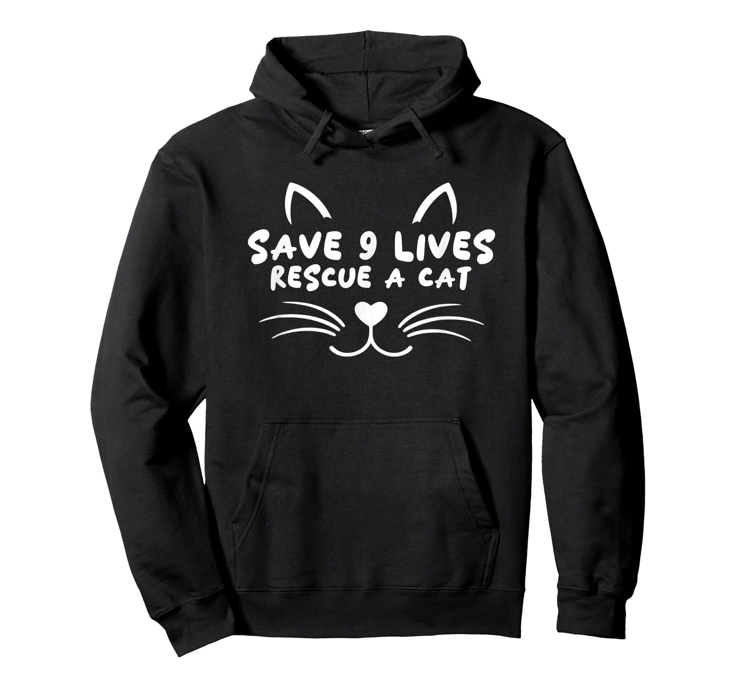 Animal Rescue Adopt Cat Lover Save 9 Lives Rescue A Cat T-Shirt