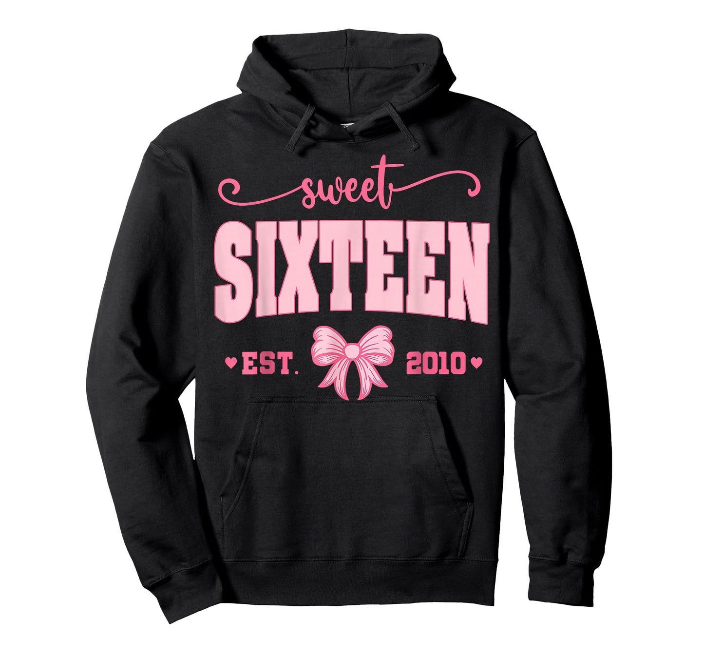 16th Birthday Girl Sweet Sixteen Coquette Bow 16 Year Old T-Shirt