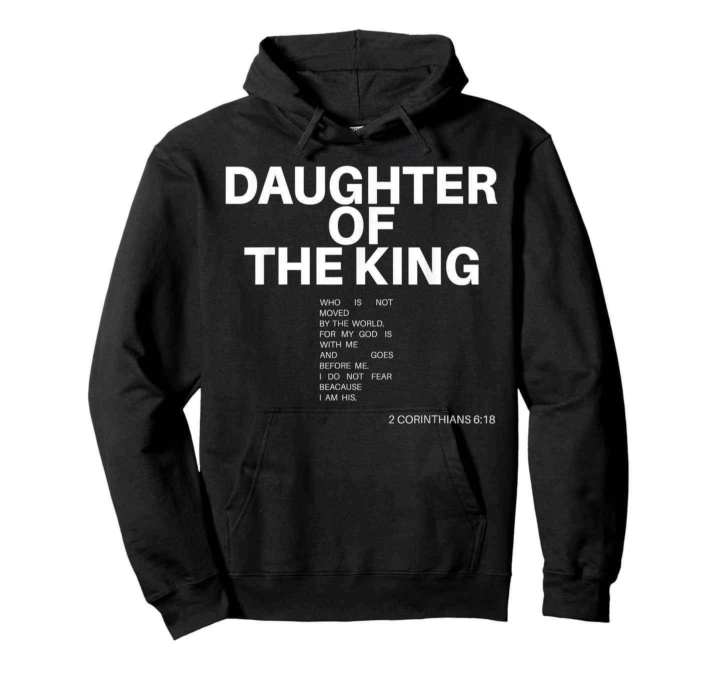 Daughter of The King Christian Quote Jesus Faith Bible Verse T-Shirt