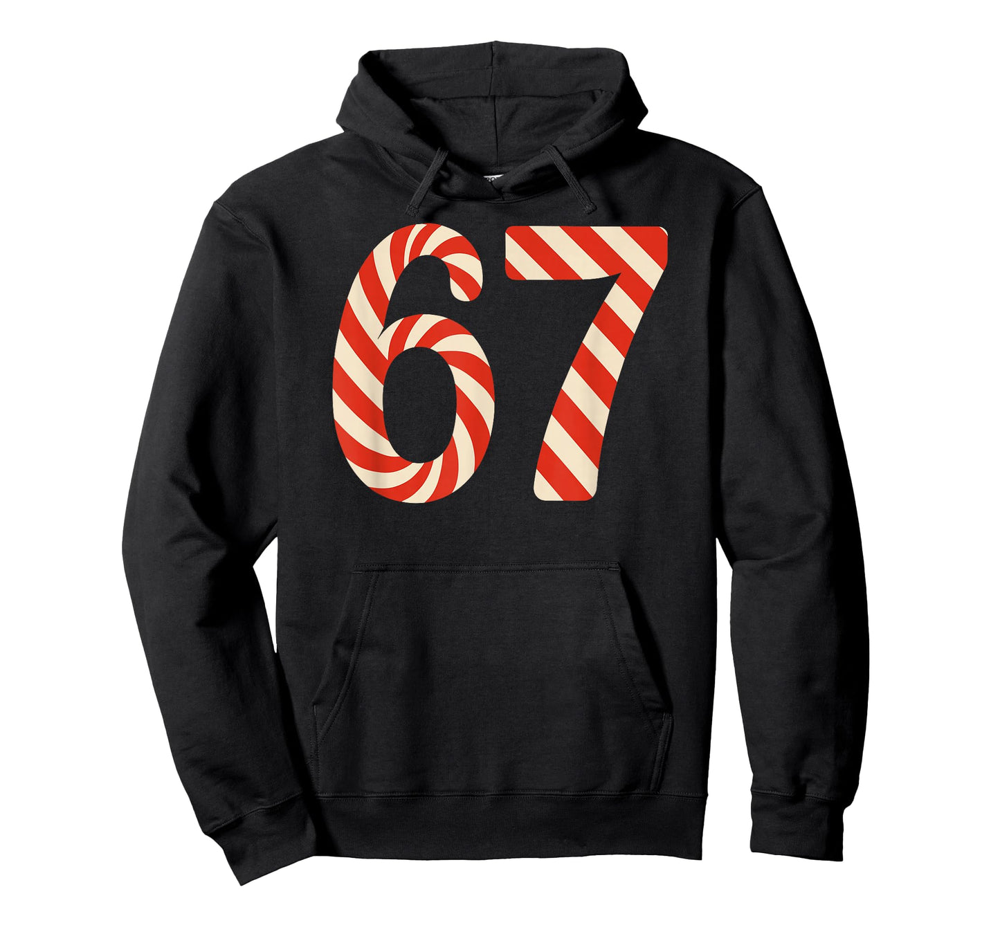 67 Christmas Candy 6 7 Meme Holiday Gen Alpha Slang T-Shirt