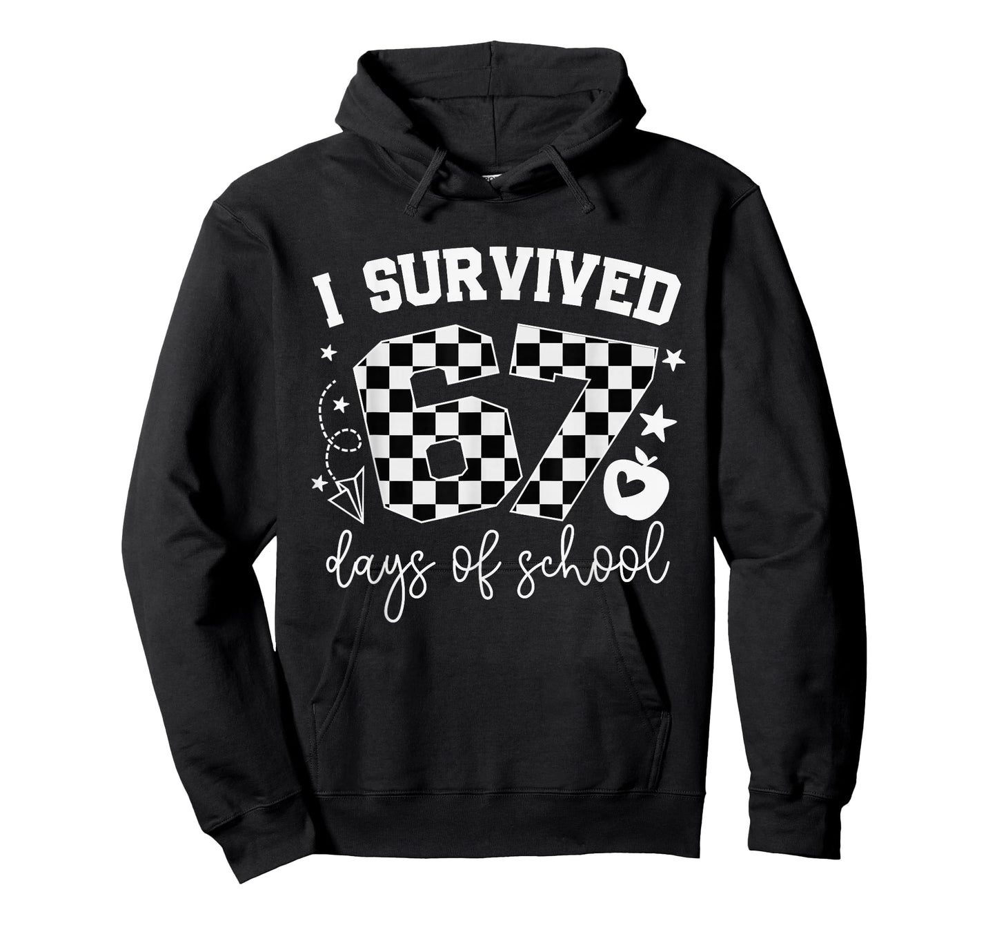 I Survived 67 Days of School Teachers Students Six Seven T-Shirt