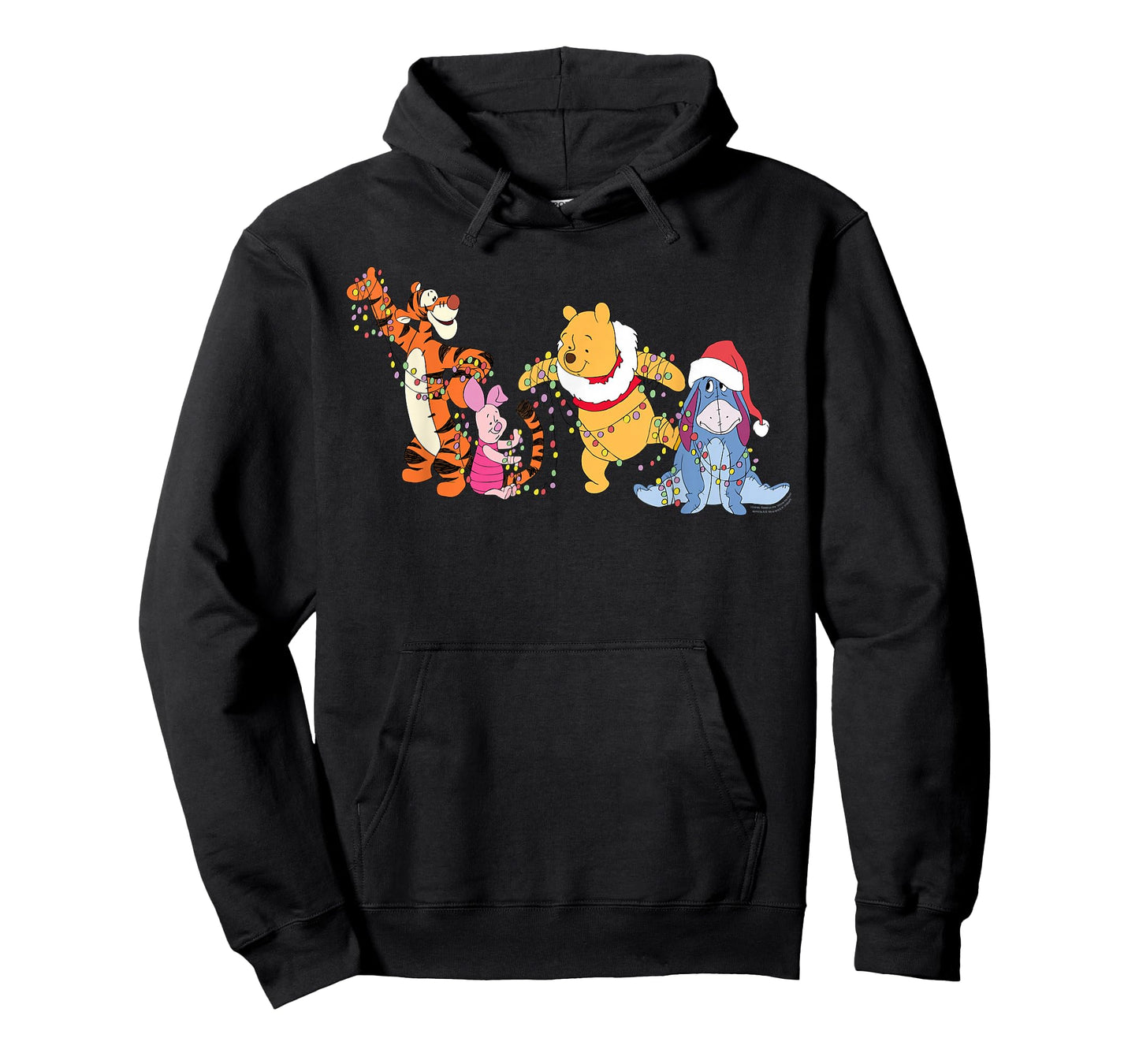 Disney Winnie The Pooh & Friends Christmas Lights Holiday T-Shirt