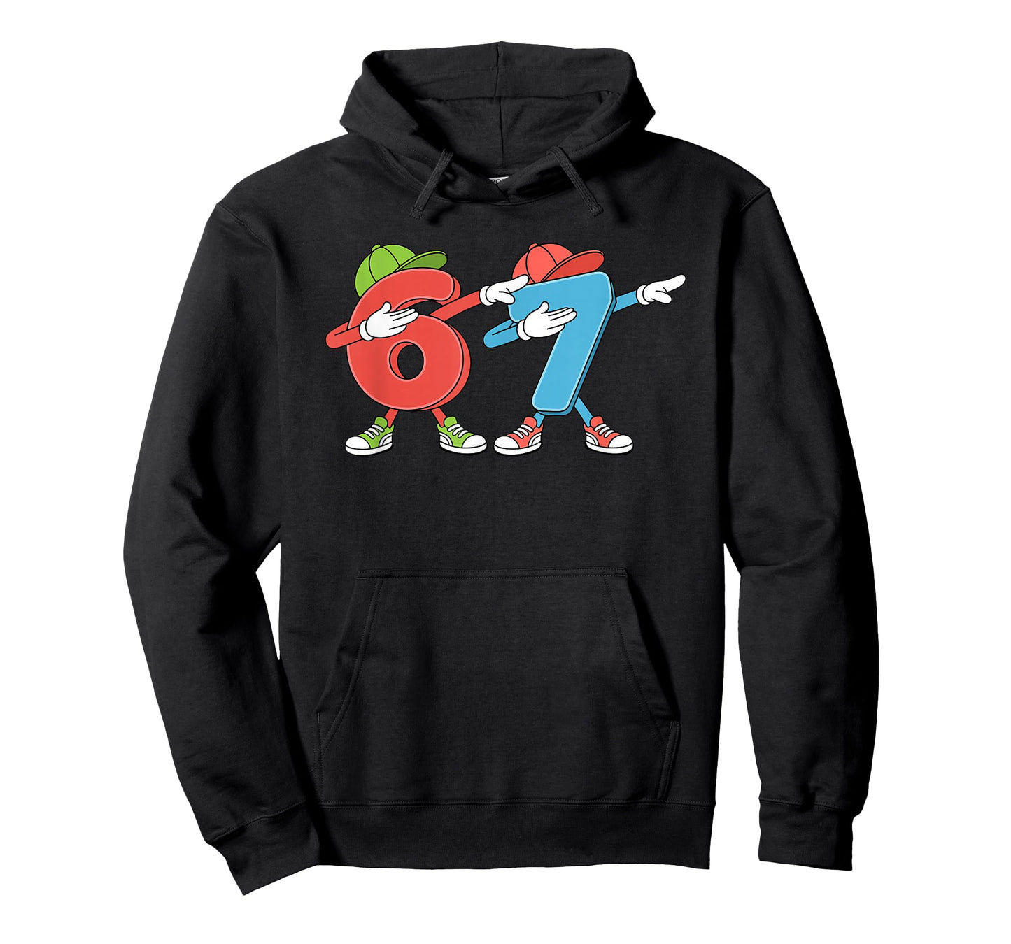 67 Dabbing Meme Funny Six Seven Kids Teens Adults T-Shirt