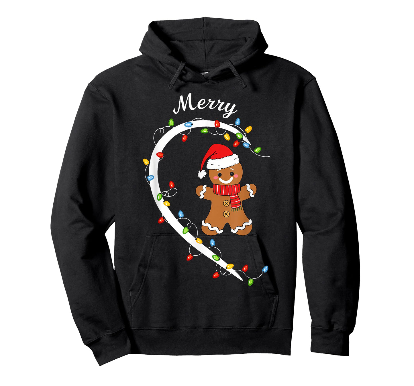 Merry Christmas Gingerbread Couple Christmas Pajama Matching T-Shirt