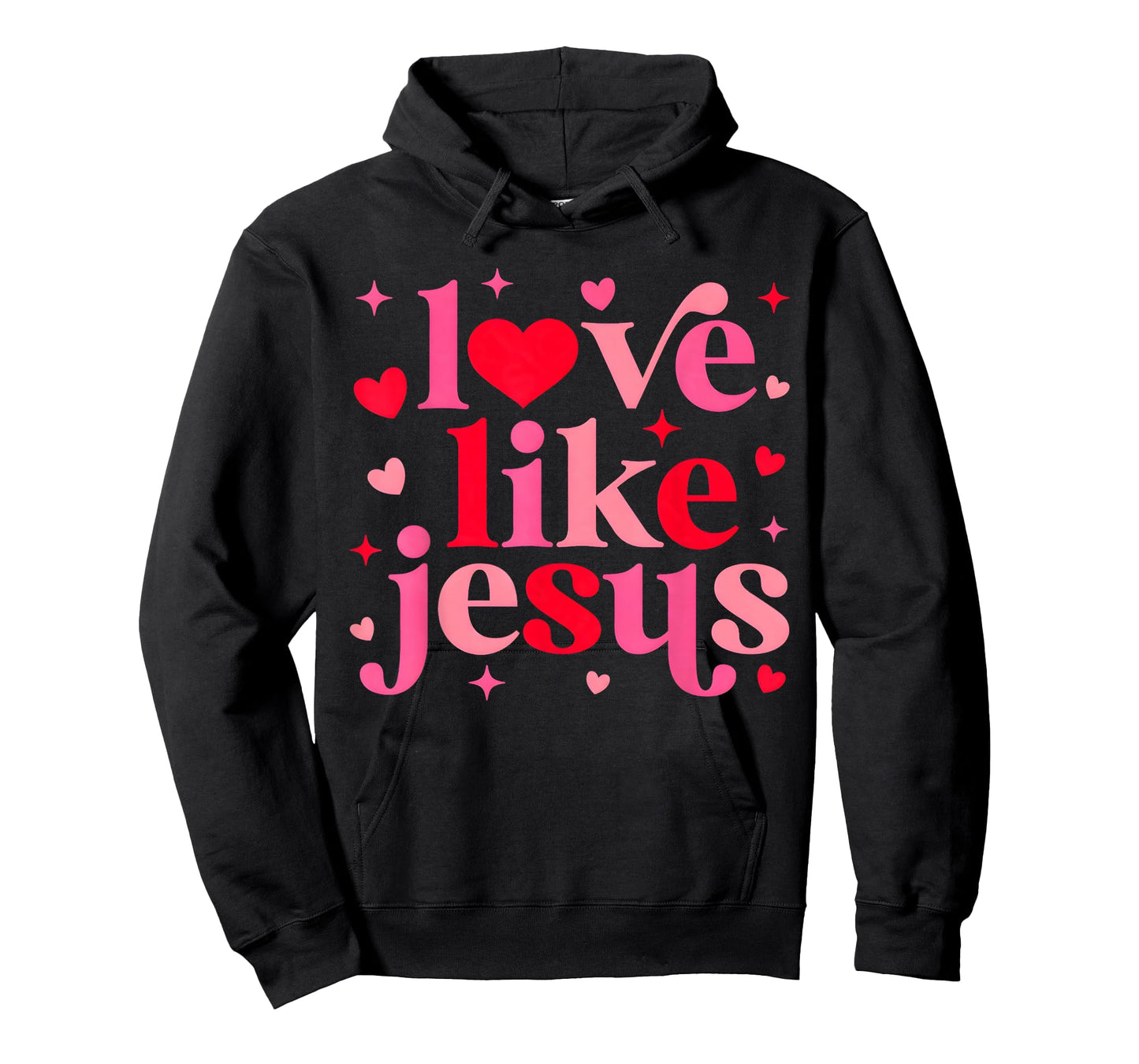 Love Like Christian Jesus Valentine Religious Girl Women Tee T-Shirt