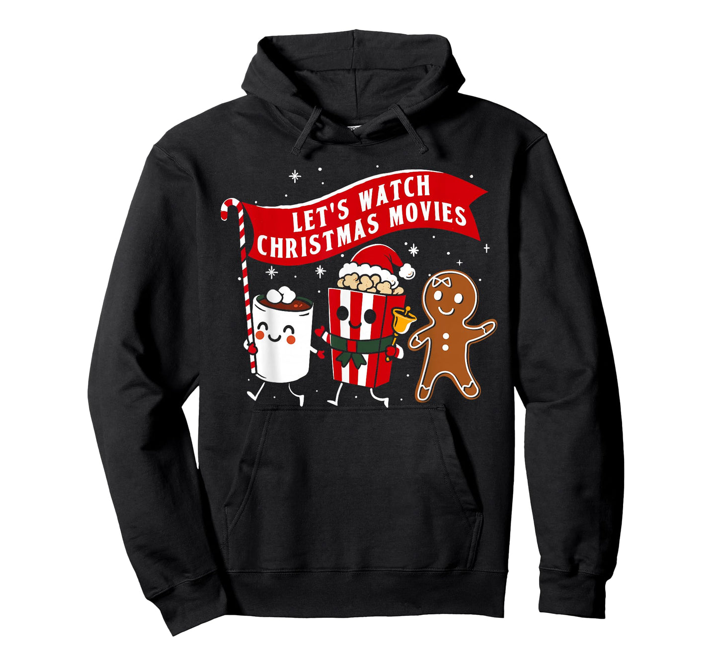 Watch Movies Men Women Kids Funny Christmas T-Shirt