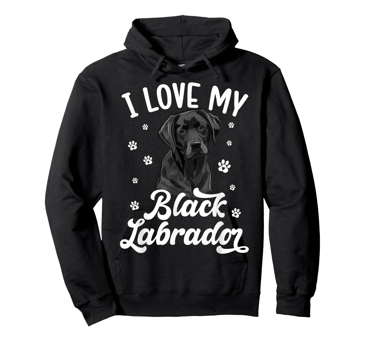 I Love My Black Labrador Owner Black Lab Lover T-Shirt