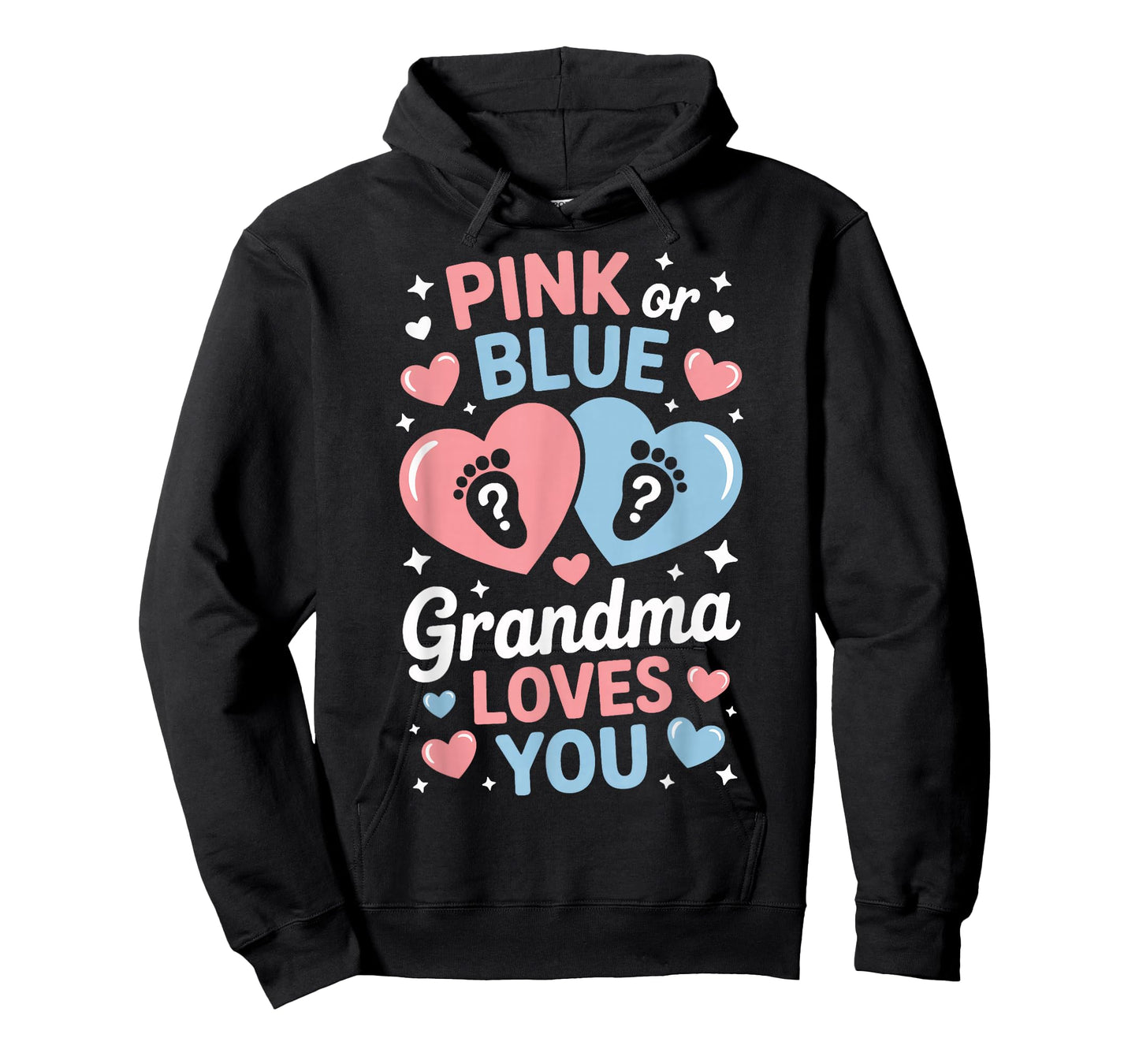 Grandma Loves You Pink Blue Baby Event Reveal T-Shirt