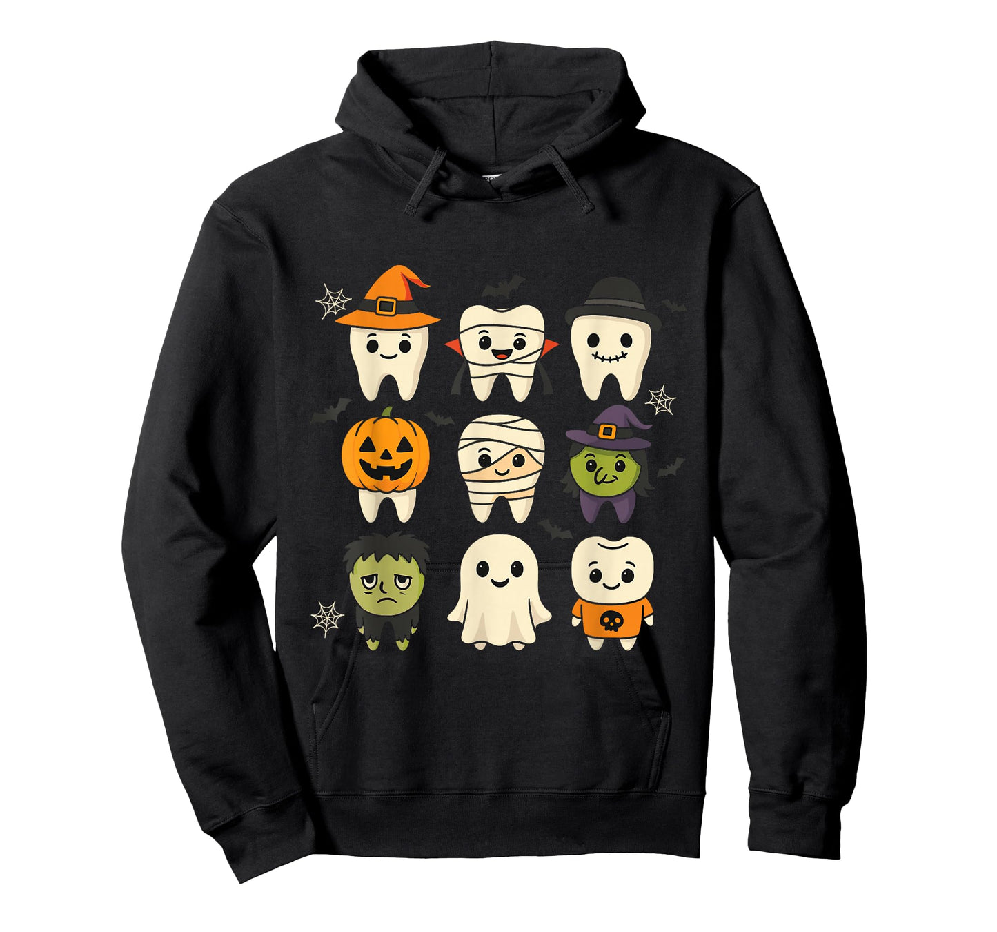 Cute Halloween Teeth Characters T-Shirt