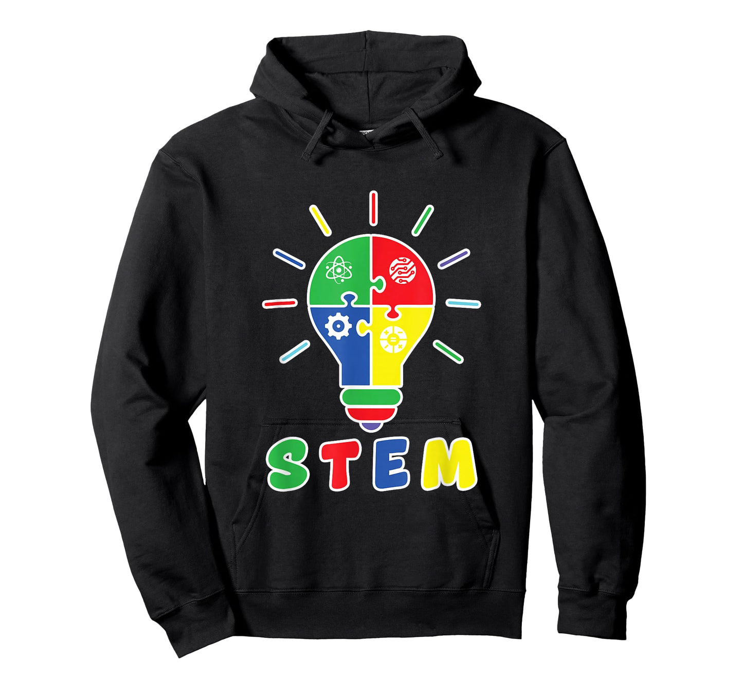 STEM Icons Inside A Light Bulb Teachers Students School T-Shirt