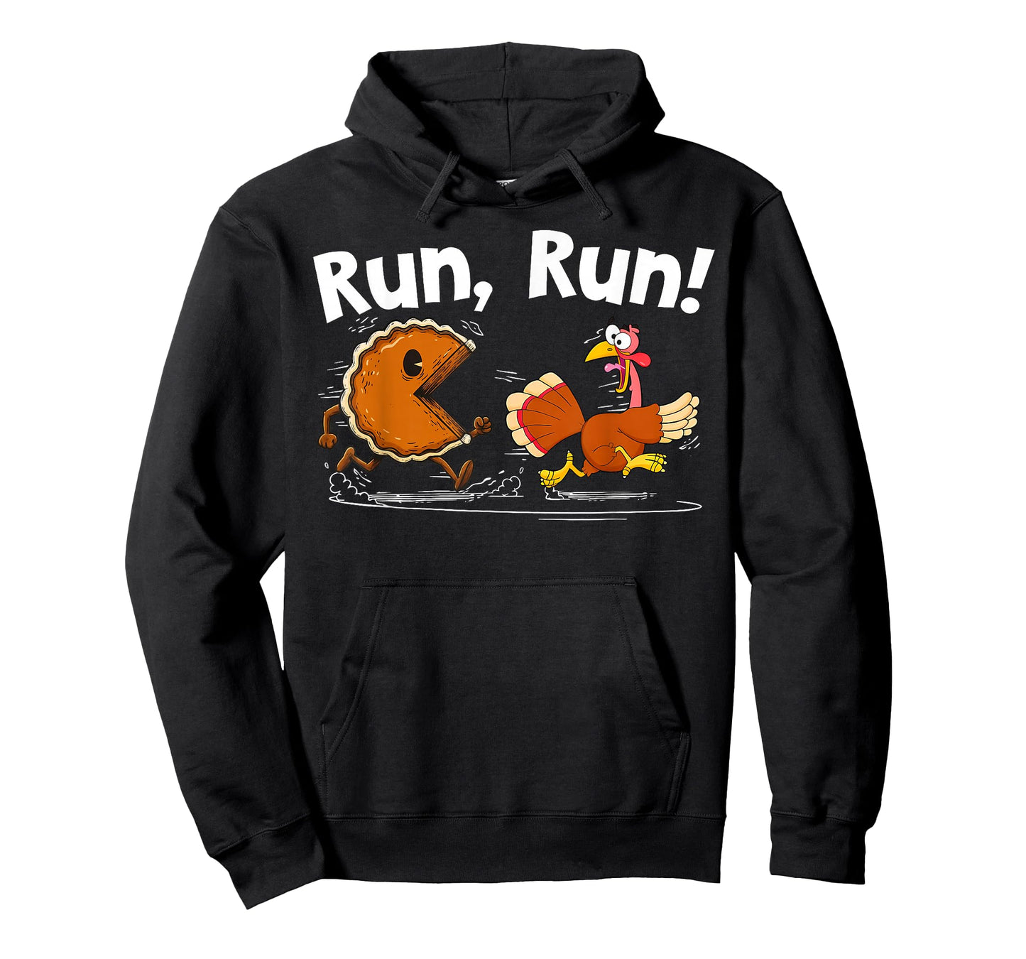 Funny Turkey Run Thanksgiving Running Men Women Boys Girls T-Shirt