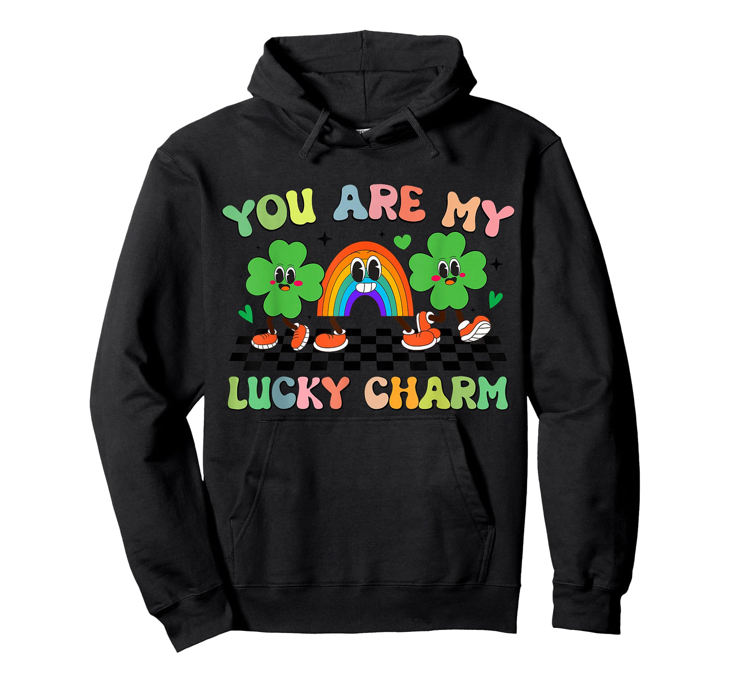 Retro Groovy You are My Lucky Charm St Patrick's Day Kids T-Shirt