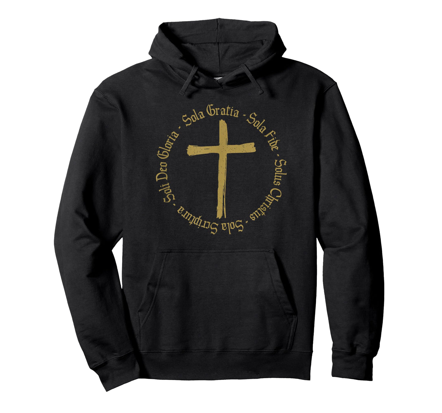 5 Solas Cross Theology Christian Reformed Graphic T-Shirt