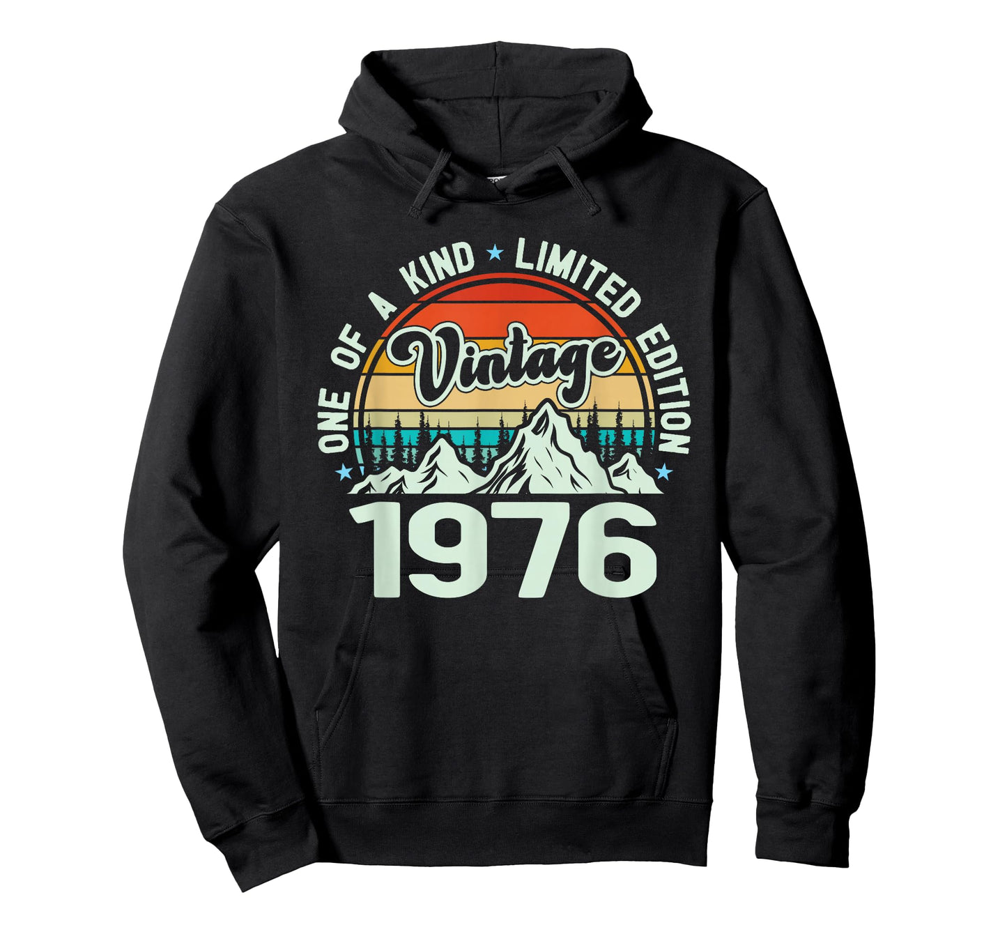 Vintage 1976 One of A Kind Mountain Graphic, 1976 Birthday T-Shirt
