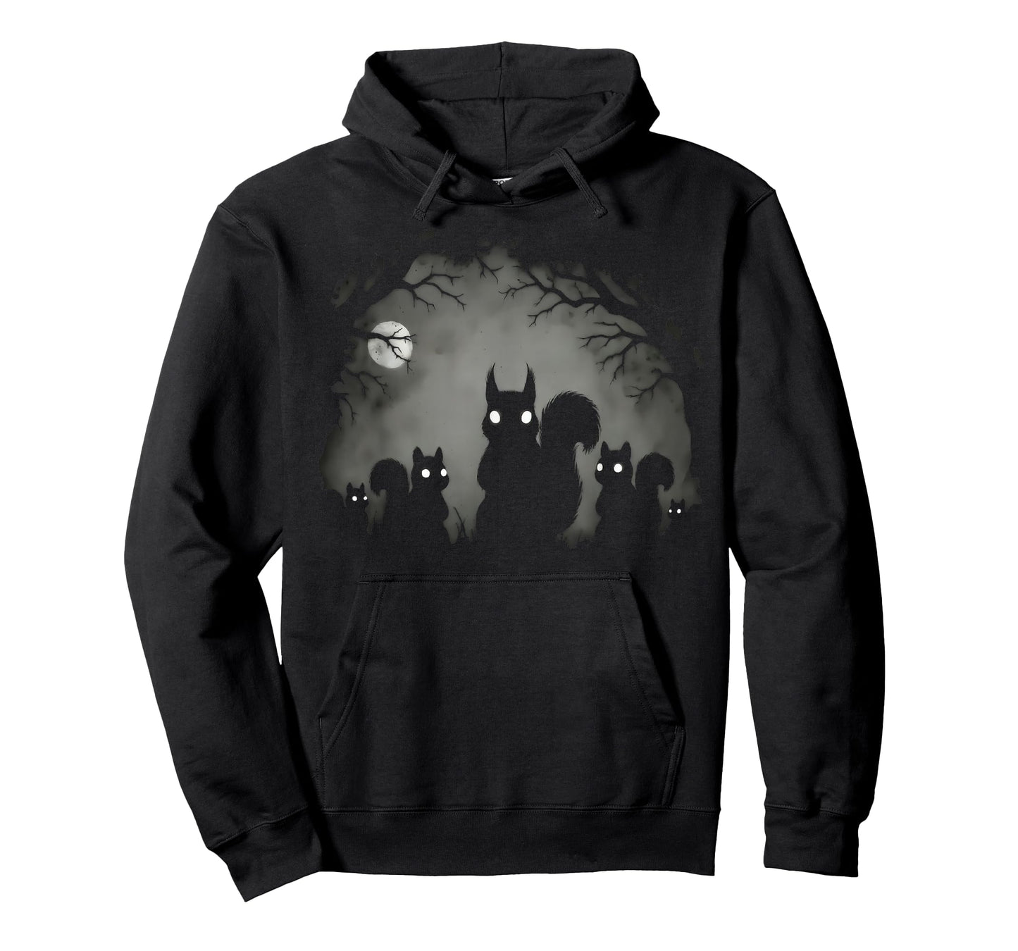 Creepy Gothic Squirrel Aesthetic Horror Grunge Goth Squirrel T-Shirt