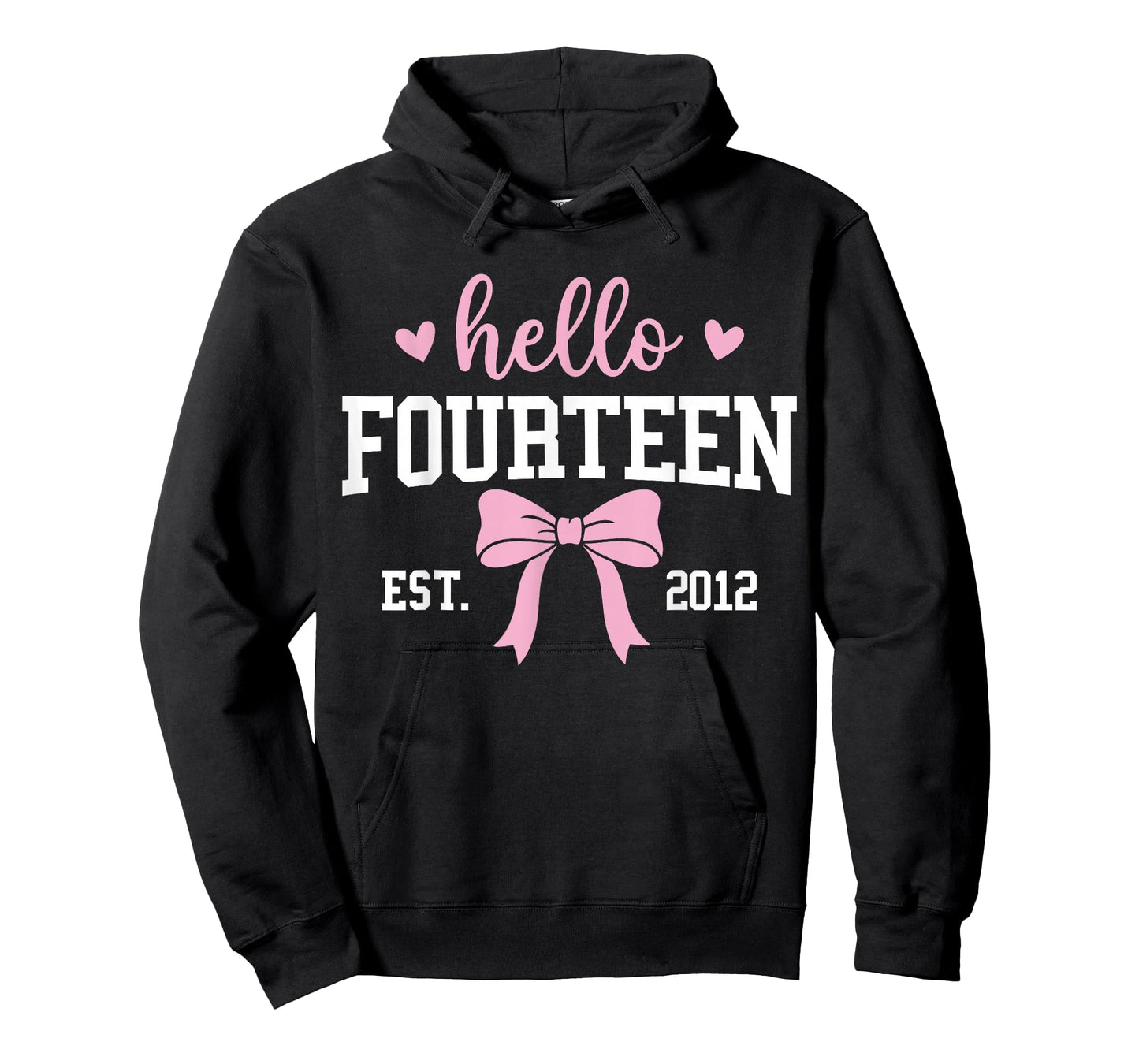 Hello Fourteen Est 2012 14th Birthday 14 Years Old T-Shirt