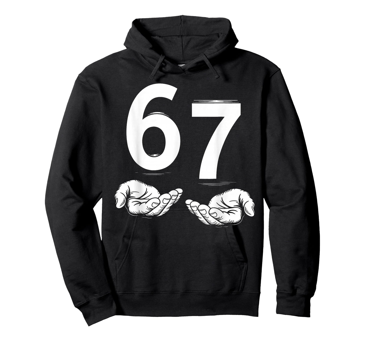 Vintage Six Seven 6 7 Meme Gen Alpha Slang 6 7 Hands T-Shirt