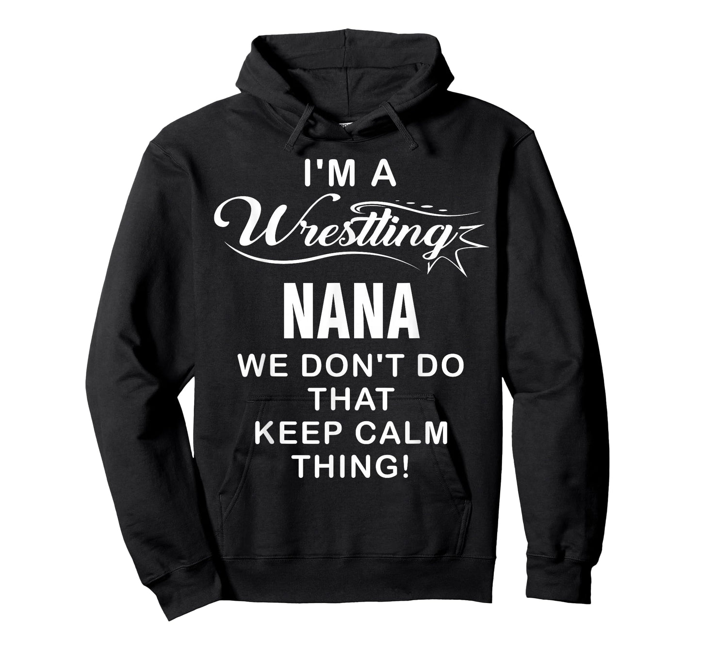 Wrestling I'm A Wrestling Nana Vintage Christmas Xmas T-Shirt