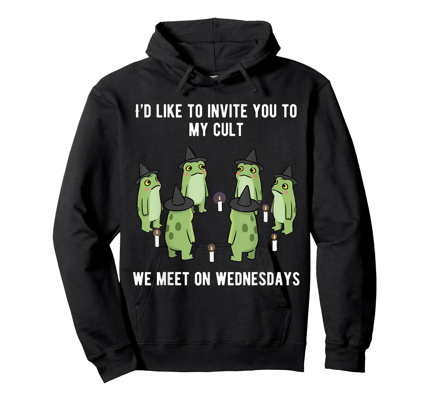 Sarcastic Frog Meme Funny Amphibian Cult Men and Women T-Shirt