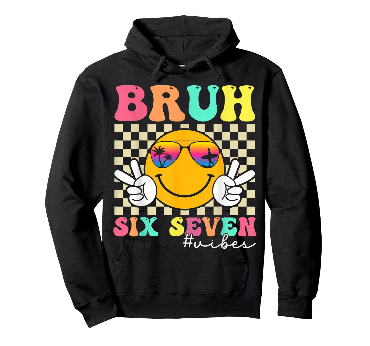67 Meme Gen Alpha Slang 6 7 Six Seven Bruh Funny Boys Kids T-Shirt