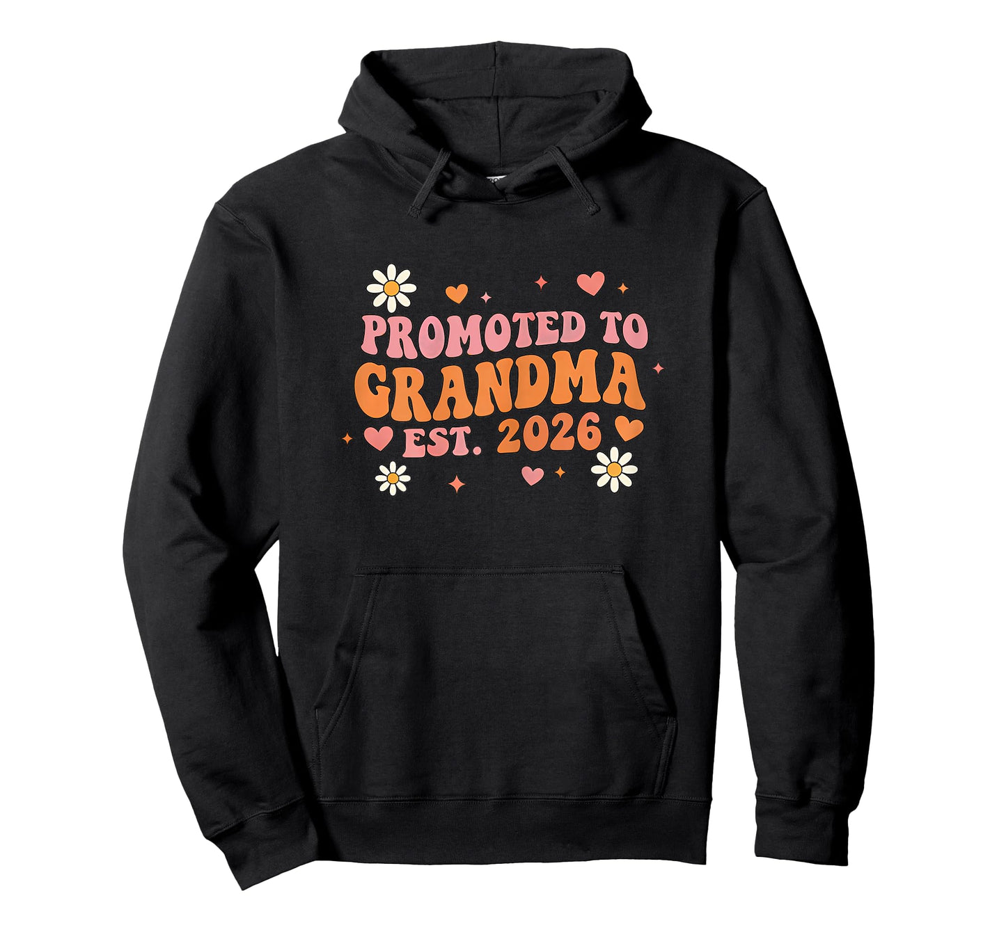 Retro Promoted to Grandma 2026 First Time Nana Best Grandma T-Shirt
