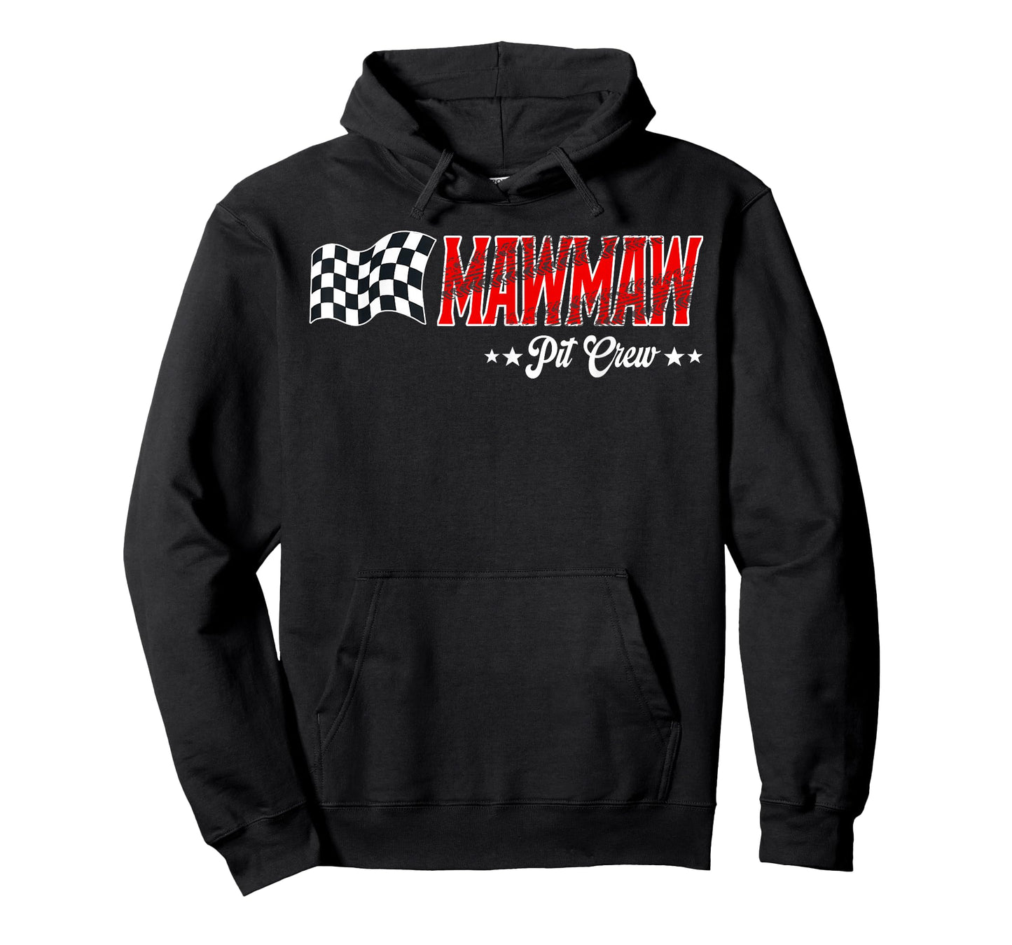 Mawmaw Pit Crew Race Car Birthday Family Matching T-Shirt