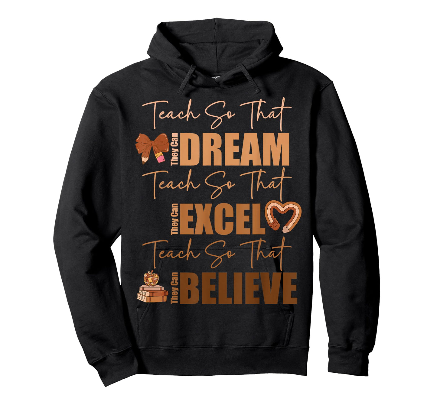 Teach So That They Can Dream Excel Teacher Black History BHM T-Shirt