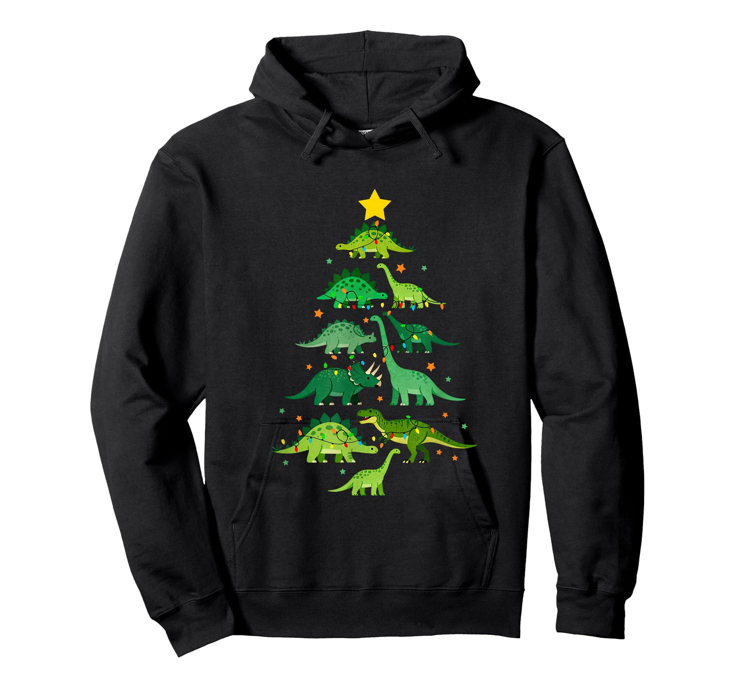 Dinosaur Christmas Tree Dino Lover Xmas Holiday Boys Kids T-Shirt