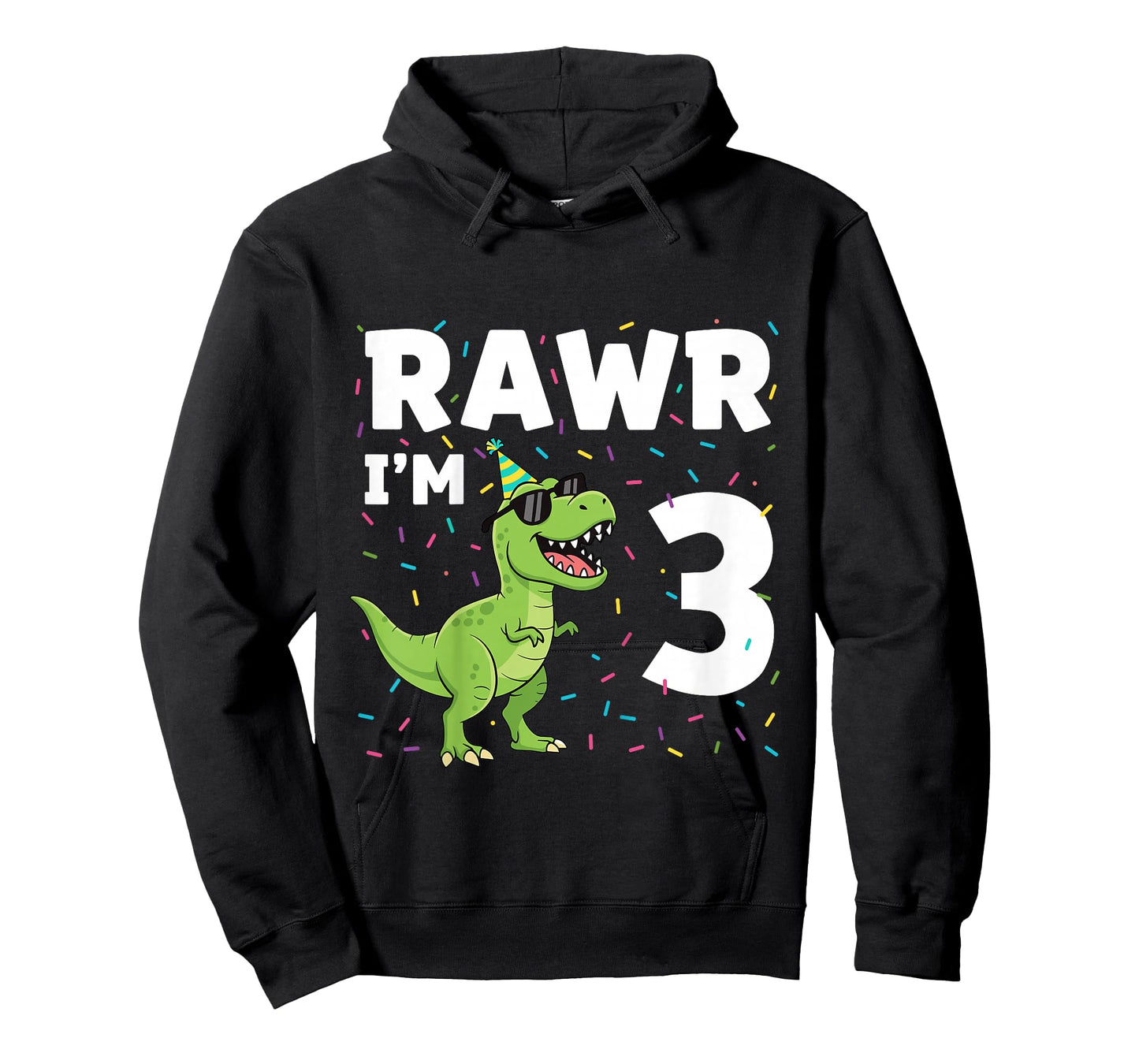 Kids 3rd Birthday Shirt Boy 3yr Three 3 Year Old Dinosaur T-Rex T-Shirt
