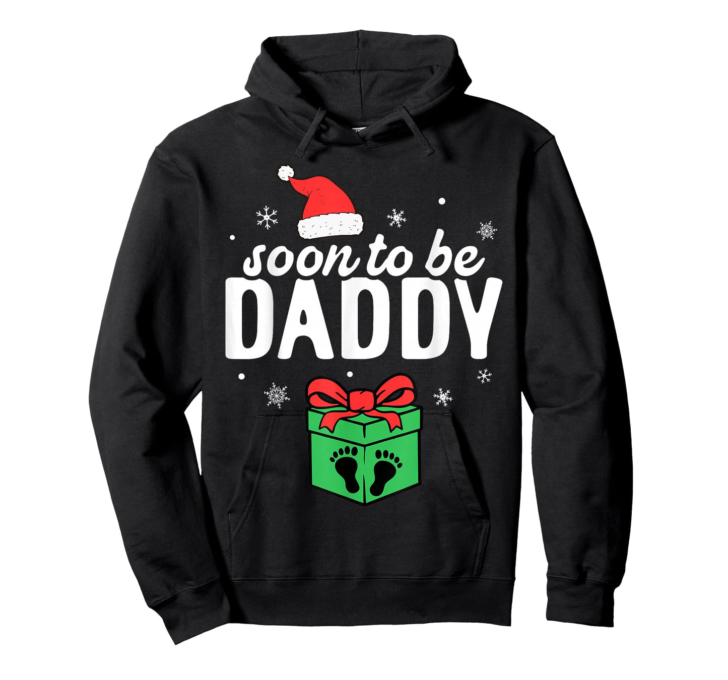Soon to Be Daddy Christmas Funny Pregnancy Announcement Dad T-Shirt