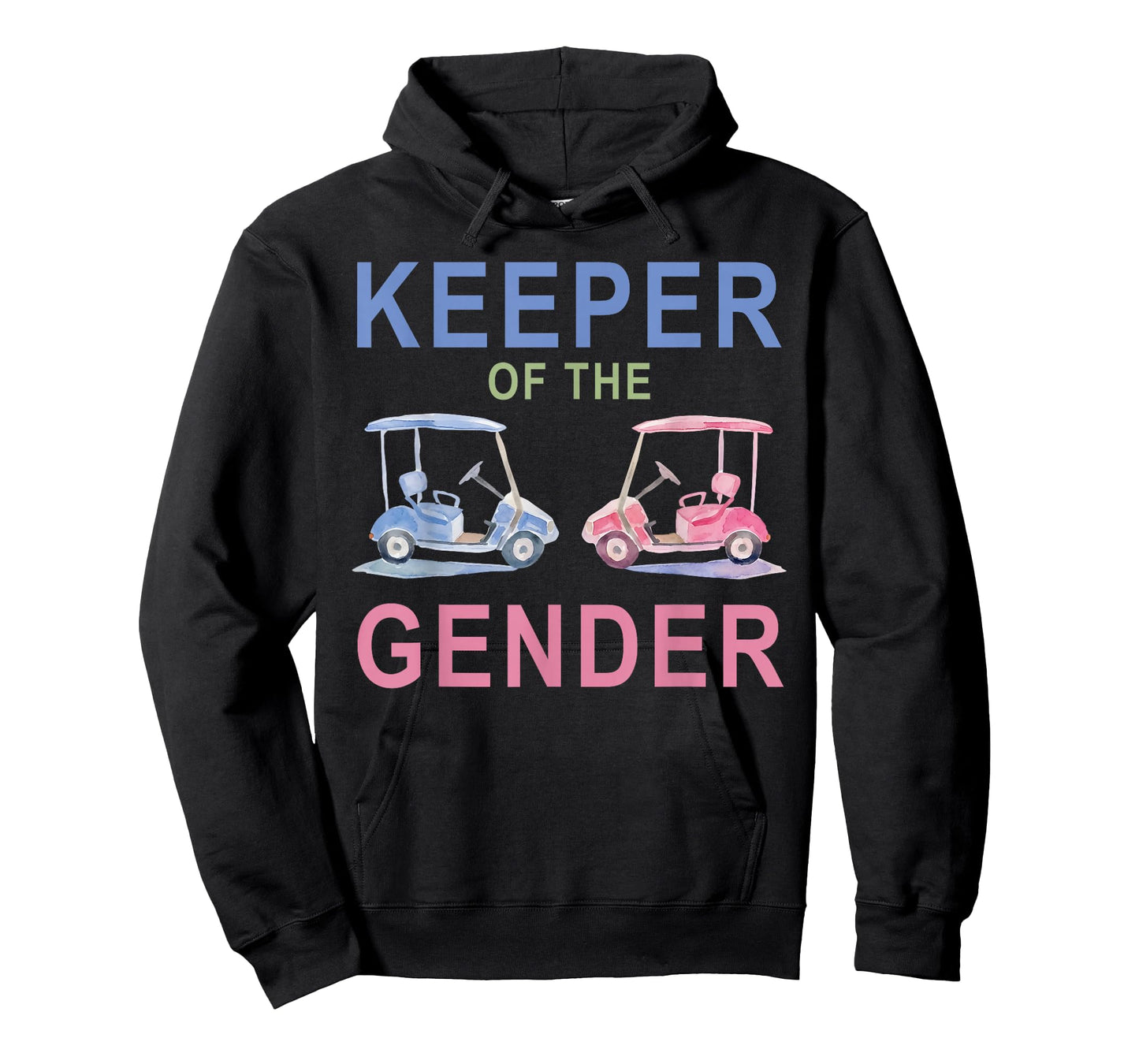 Keeper of The Gender Reveal Party Golf Golfing Sports Gender T-Shirt