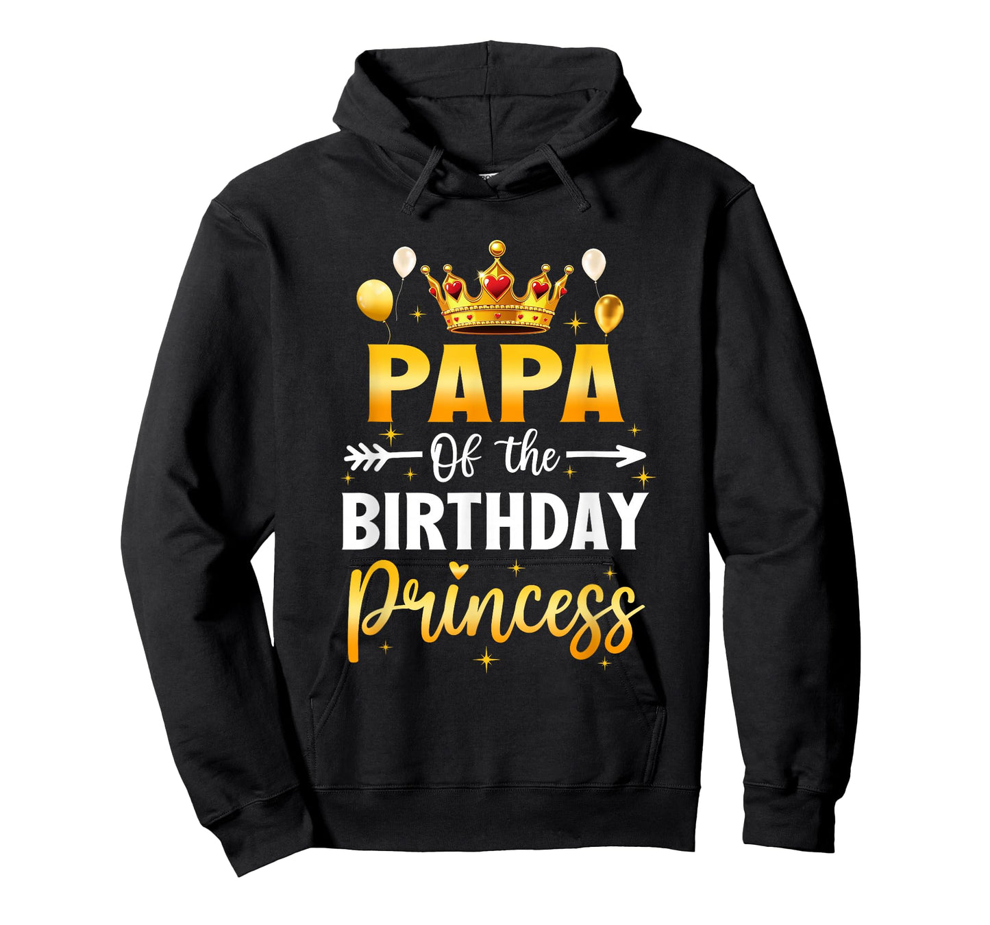 Papa of The Birthday Princess Birthday Girl Party Family T-Shirt