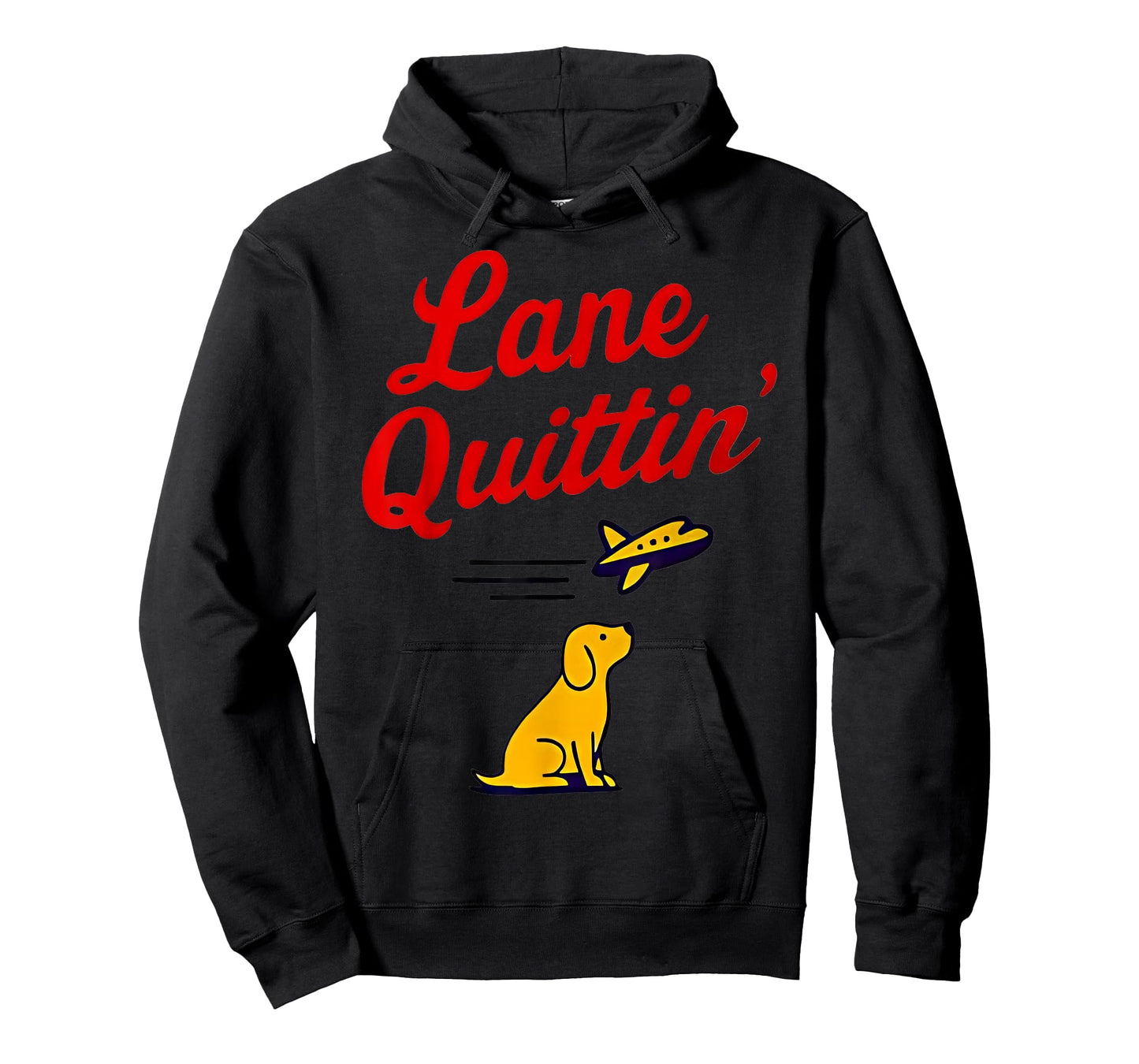Lane Quittin' Lane Kiffin Football Coach Dog and Plane T-Shirt