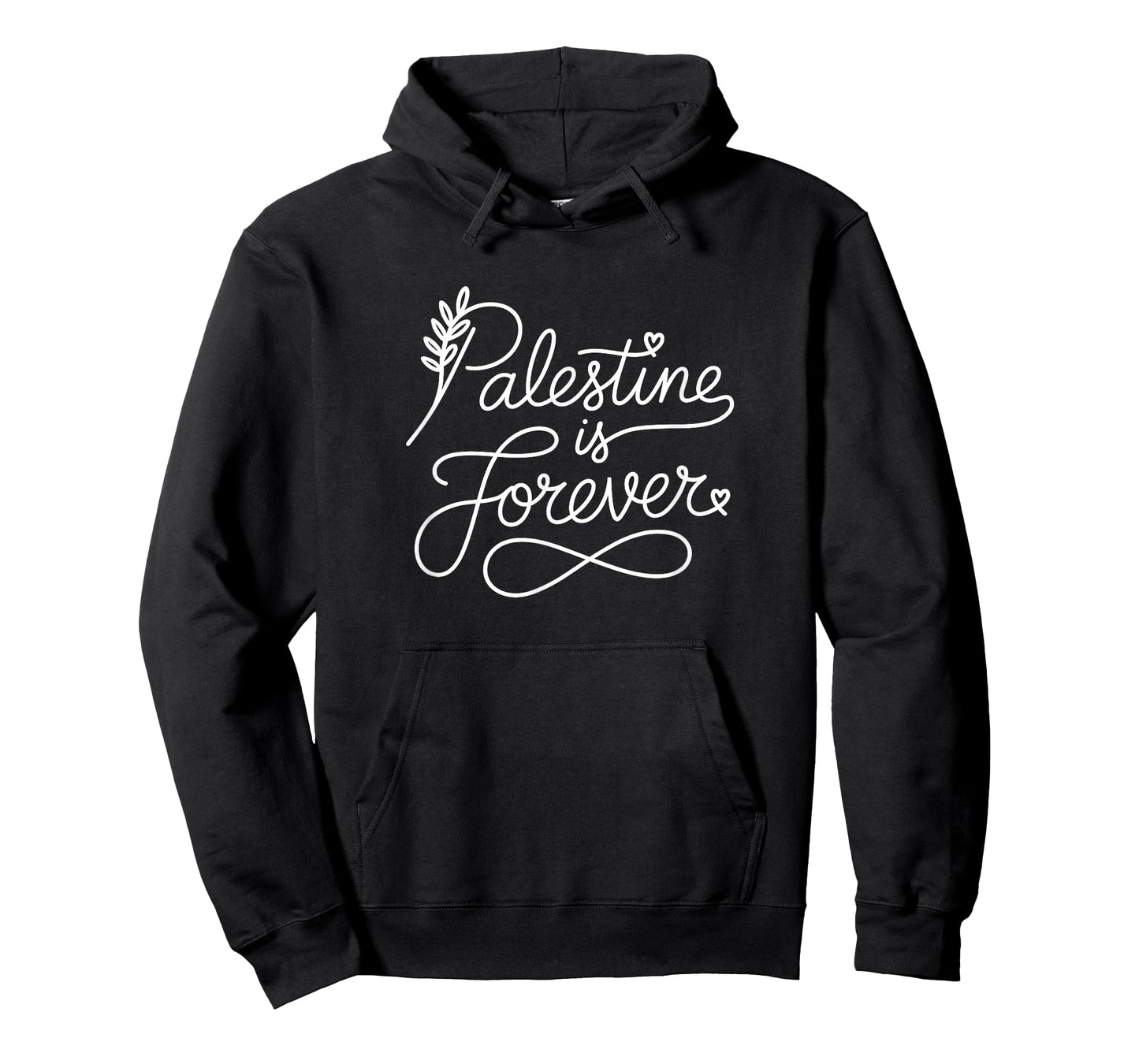 Palestine is Forever - Palestinian Patriotic Heart Line Art T-Shirt