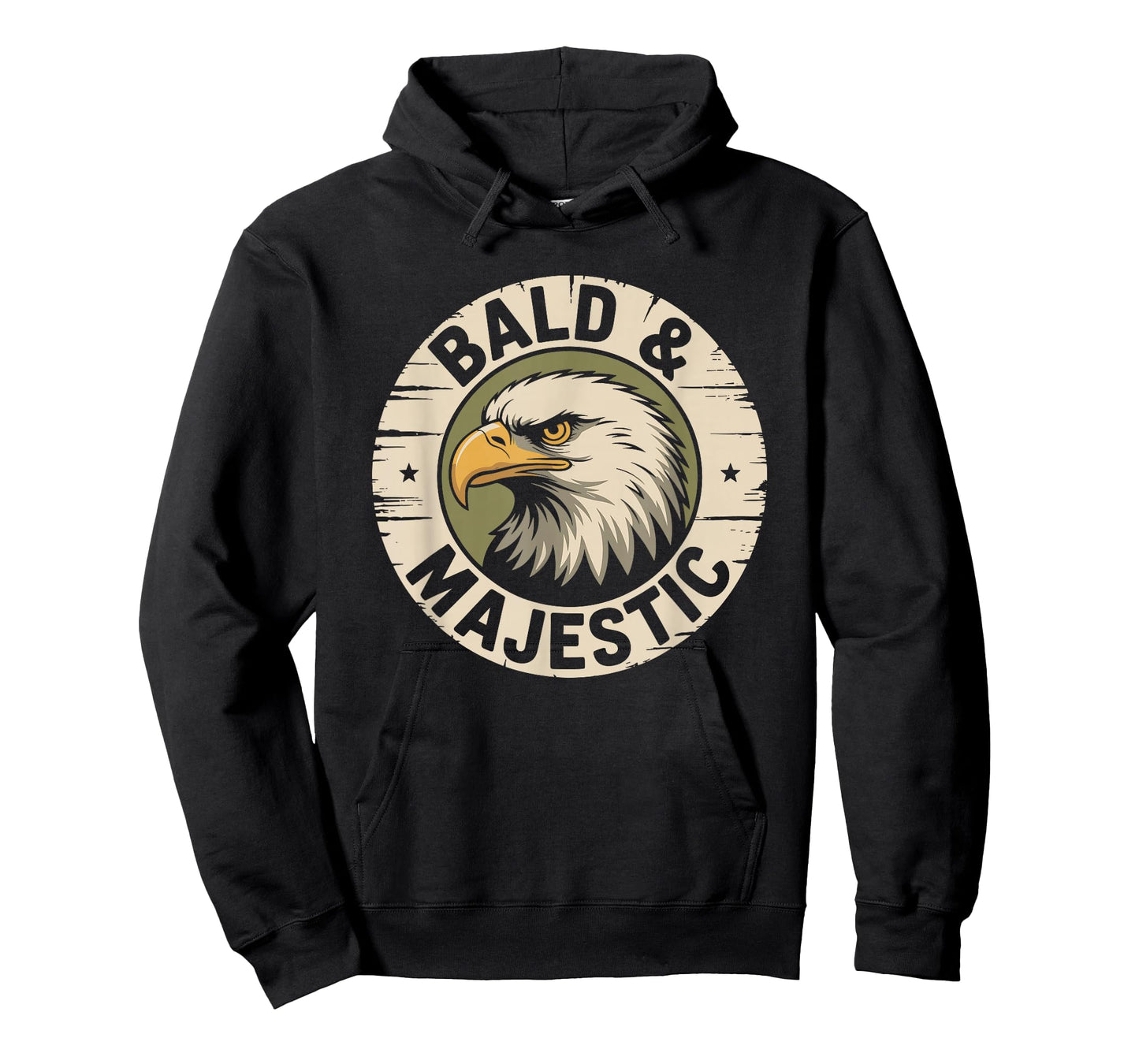 Bald and Majestic, Hairless Baldness and Balding Man T-Shirt